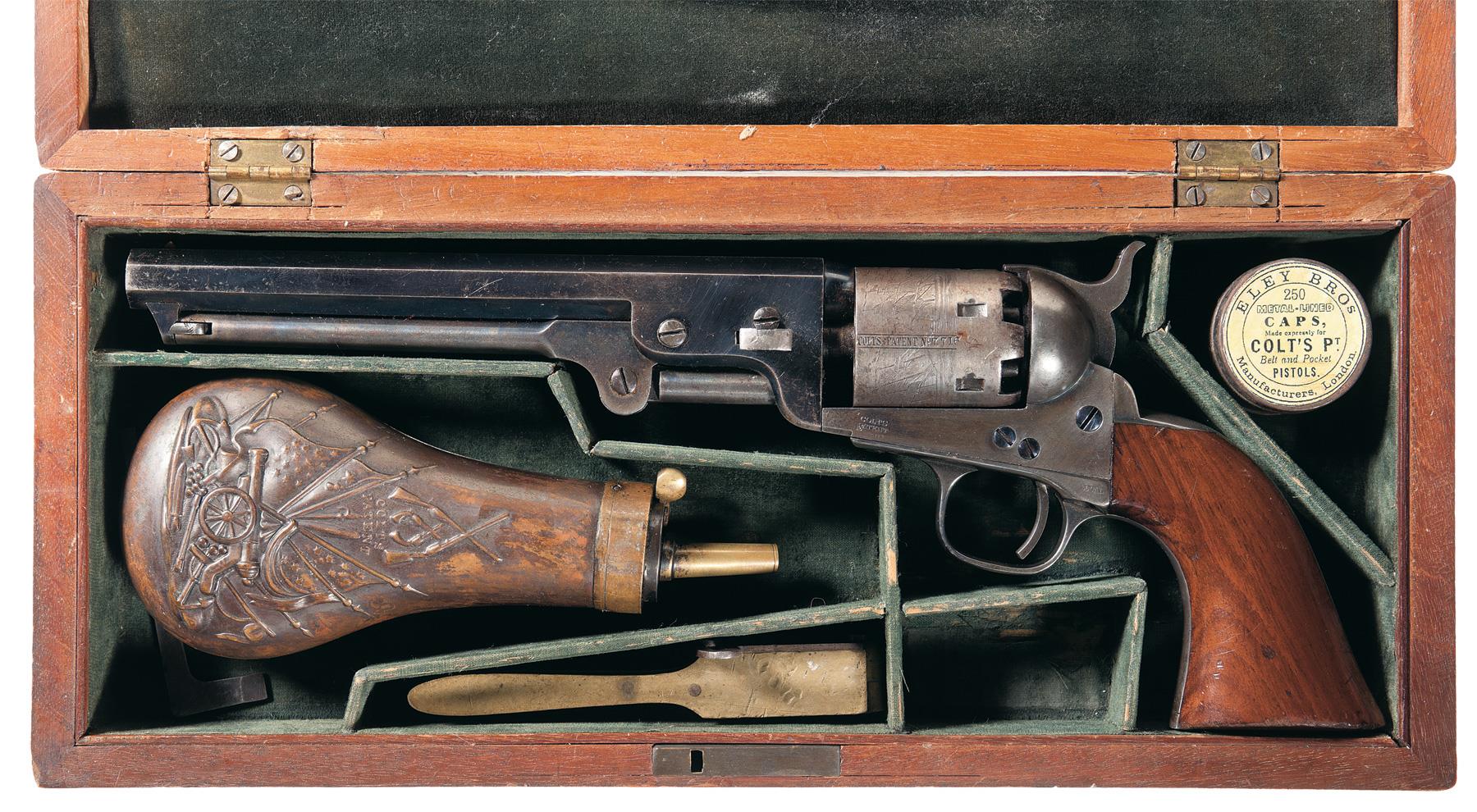 Colt 1851 Navy Revolver 36 Percussion Rock Island Auction 8976