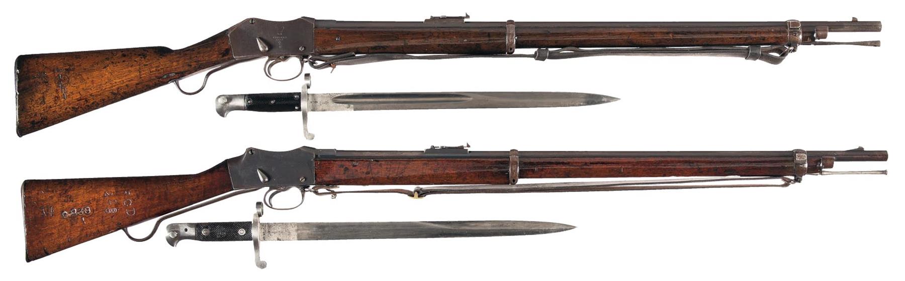 Two Enfield Martini-Henry Single Shot Rifles