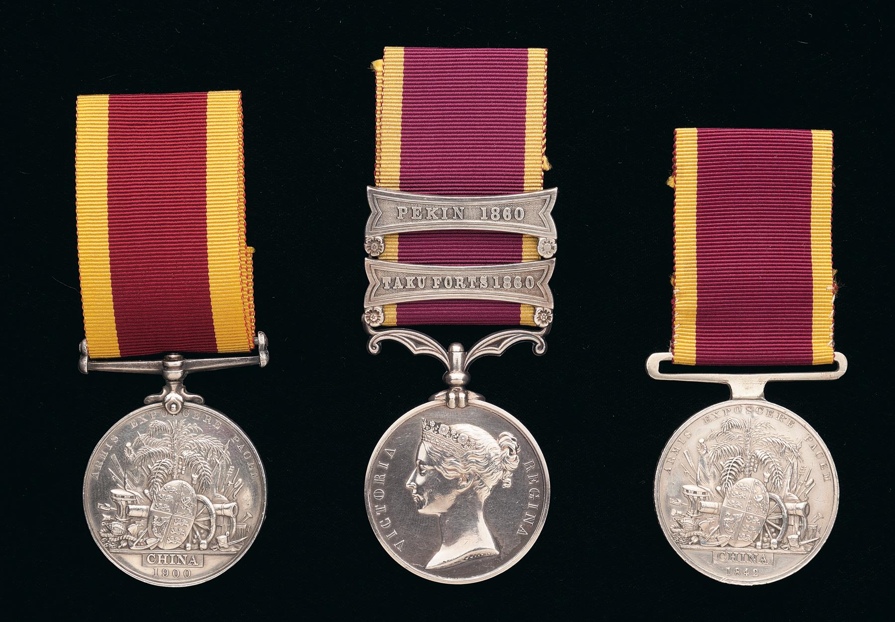 collector-s-lot-of-british-china-war-medals-rock-island-auction