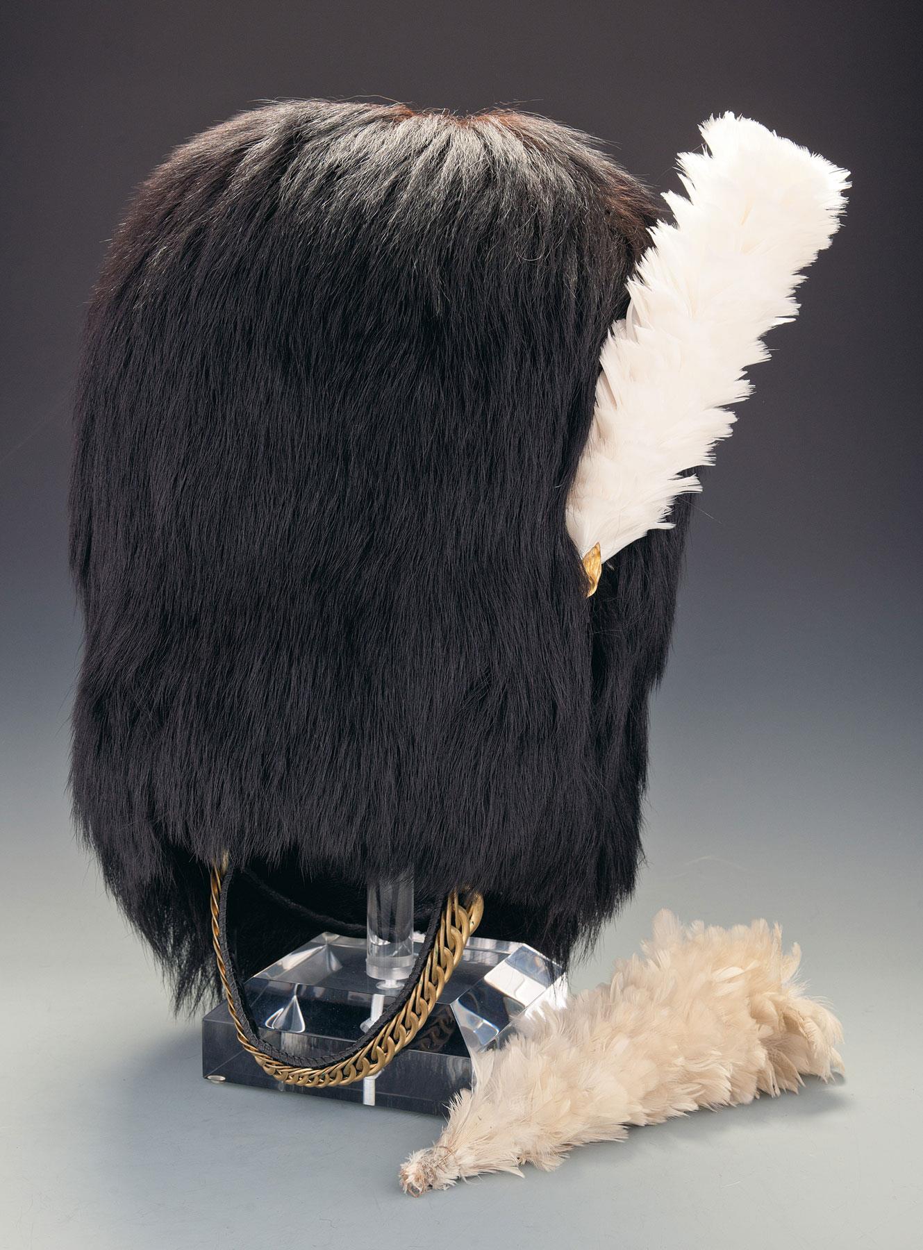 British Grenadier Guards Officer's Bearskin with Extra Plume