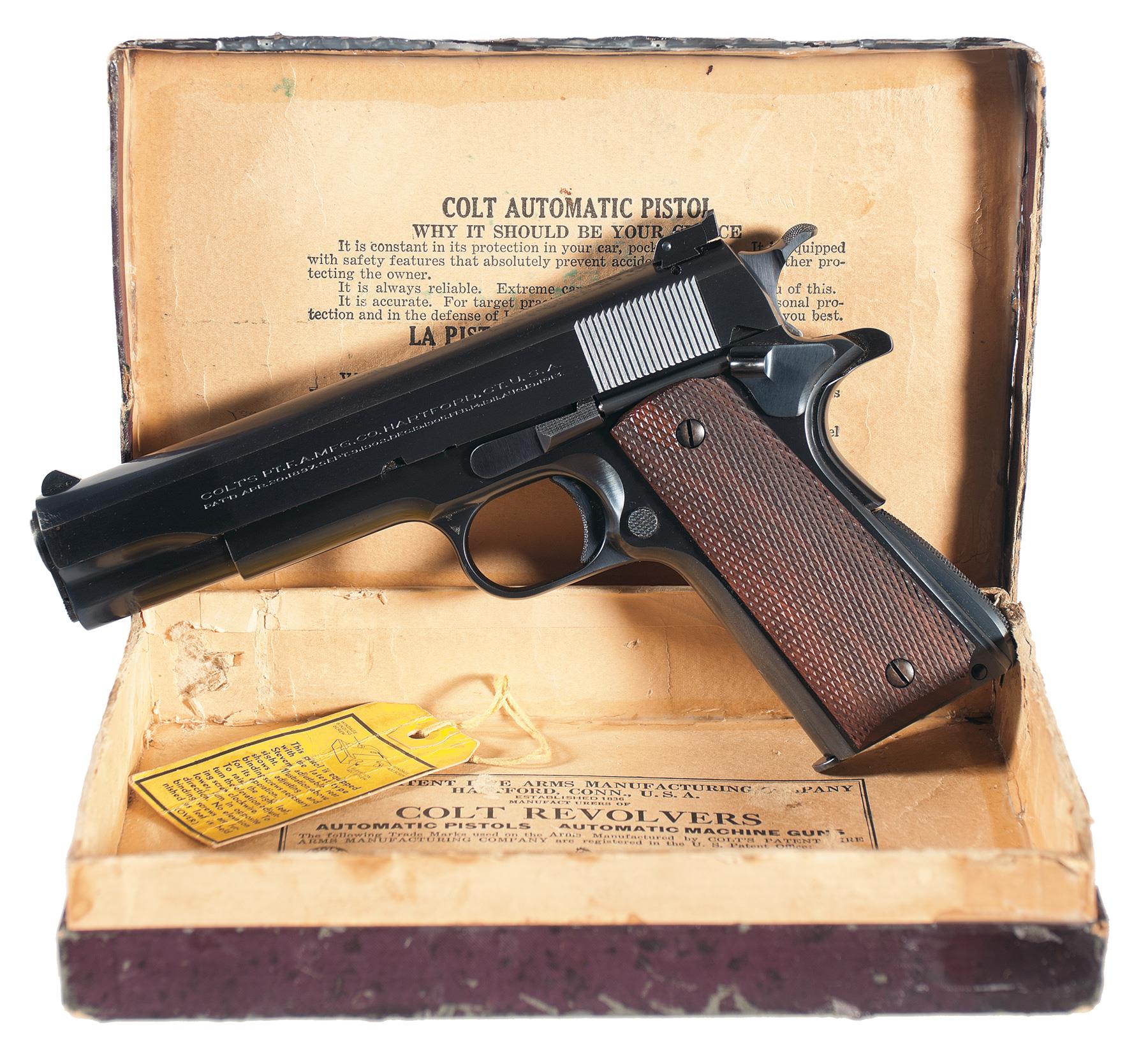 Colt National Match Pistol 45 ACP | Rock Island Auction