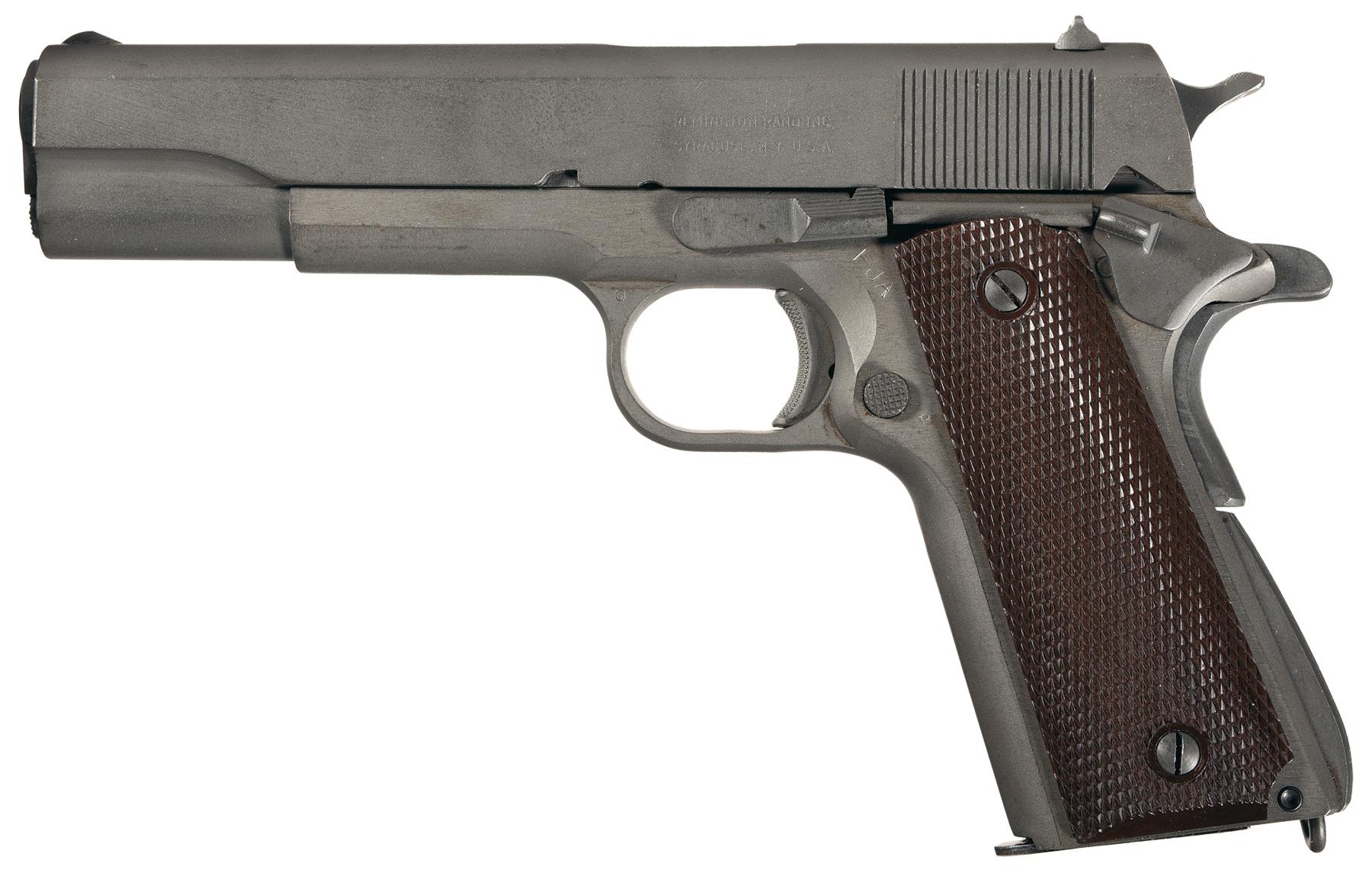 value of 1945 remington rand 1911a1 pistol