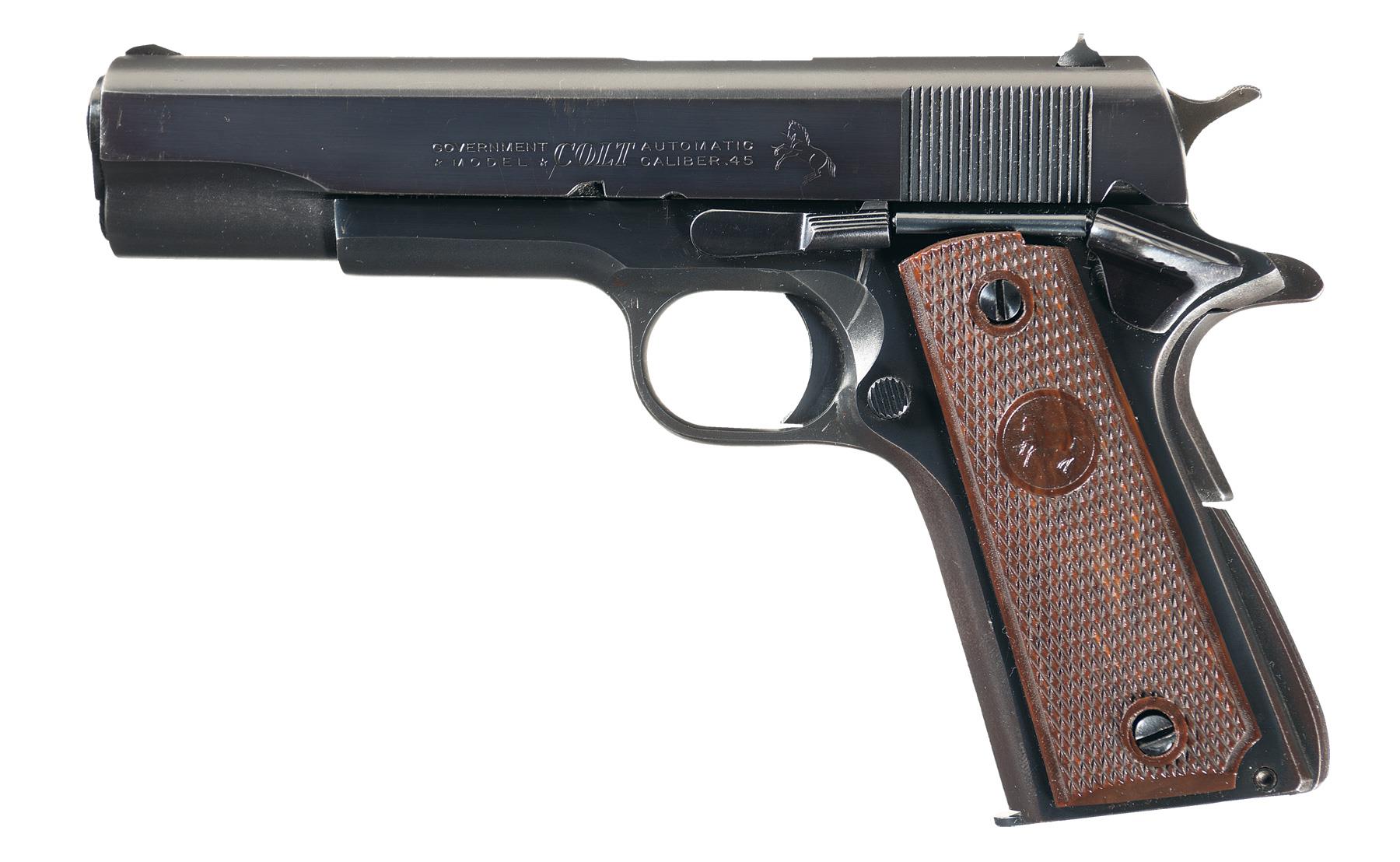 Colt Government Model Semi-automatic Pistol With Bb Markings 