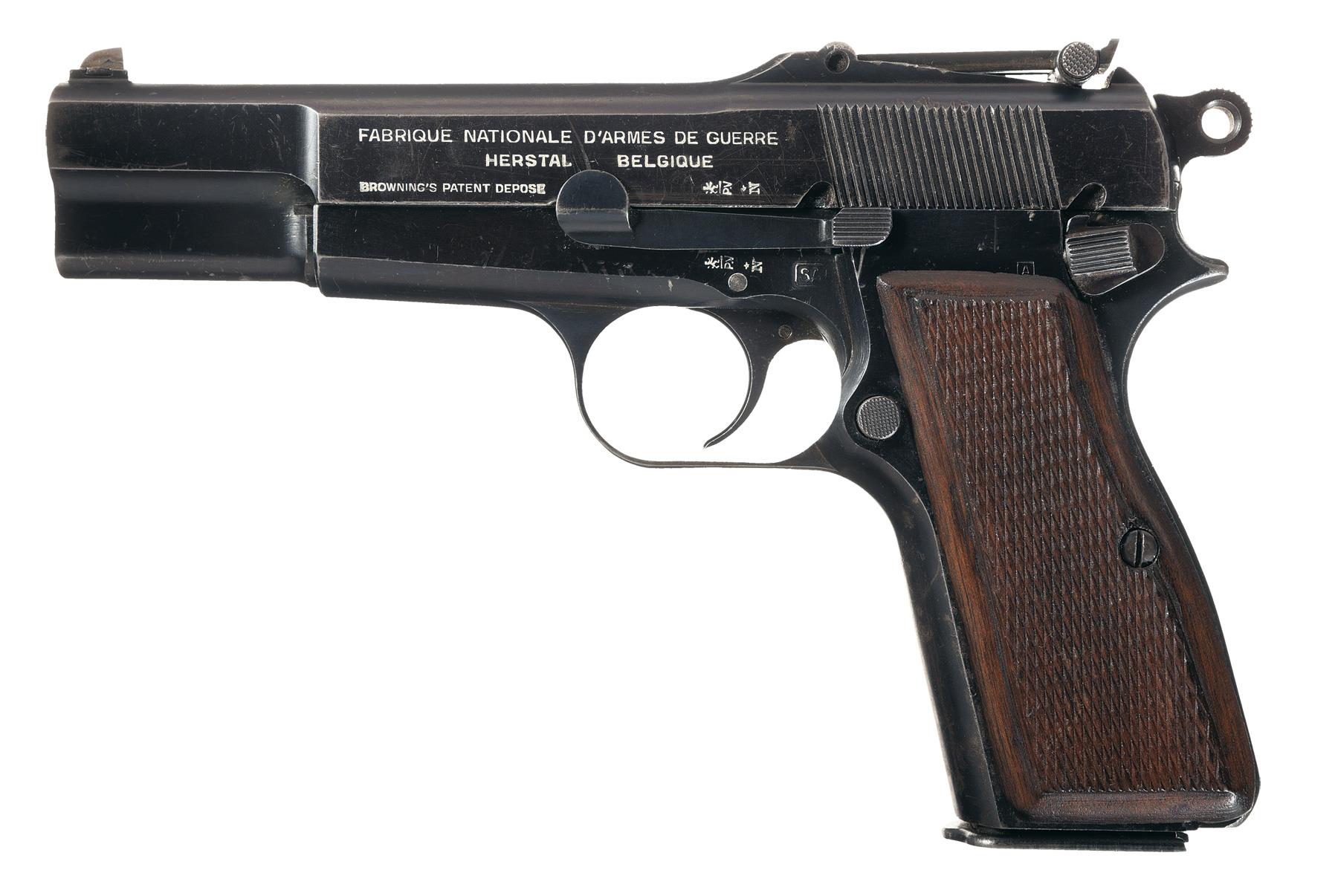 Belgian FN Model 1935 'Finnish' Contract Pistol | Rock Island Auction