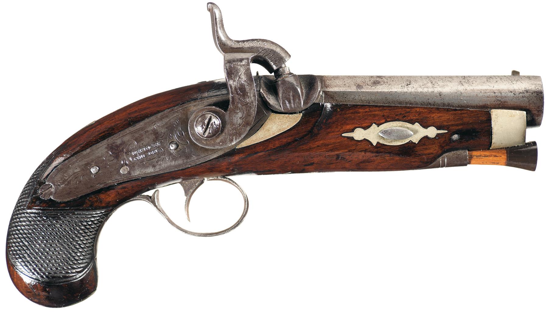 Deringer Philadelphia Marked Percussion Pistol