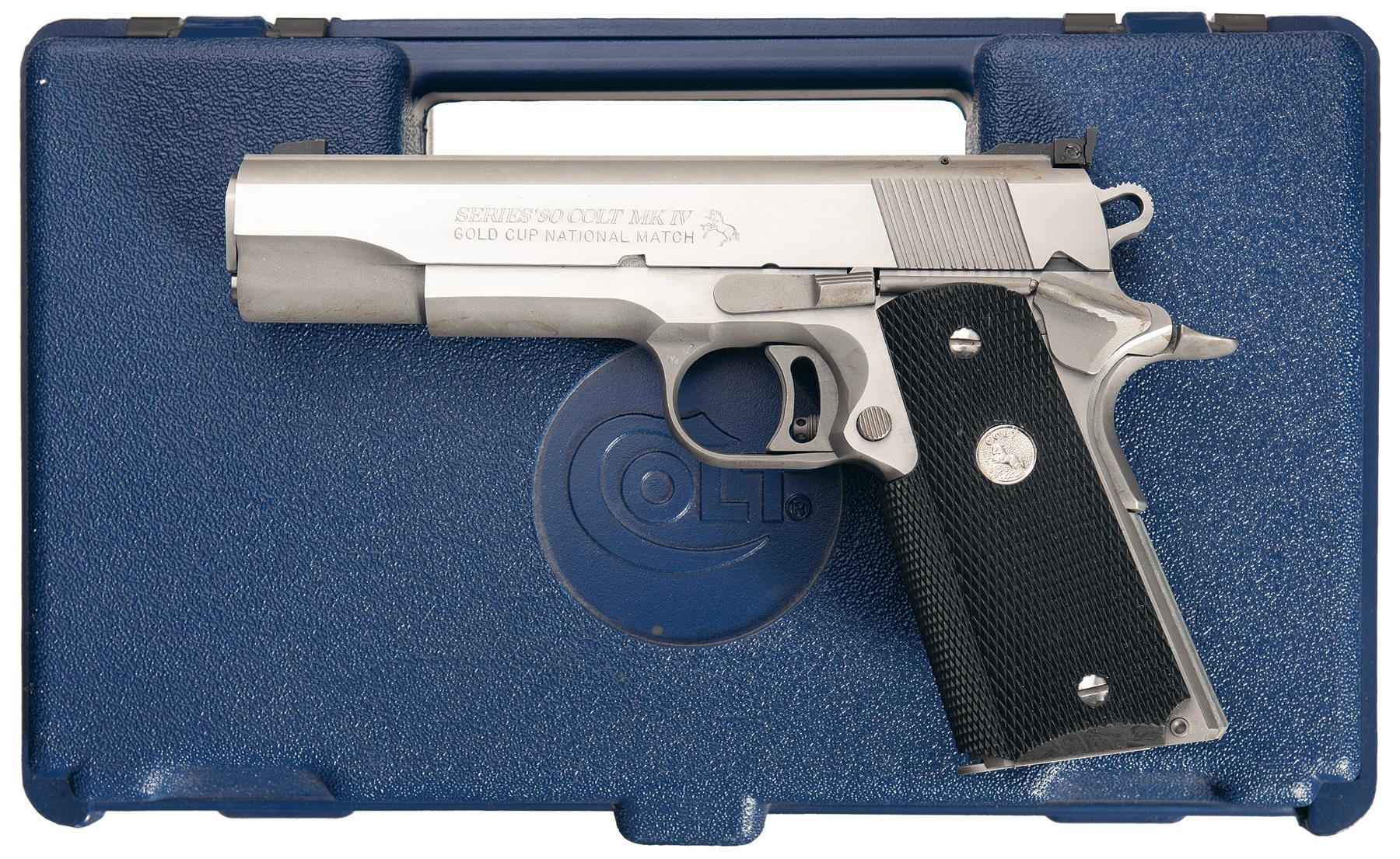 Colt Gold Cup Pistol 45 Acp Rock Island Auction 1309