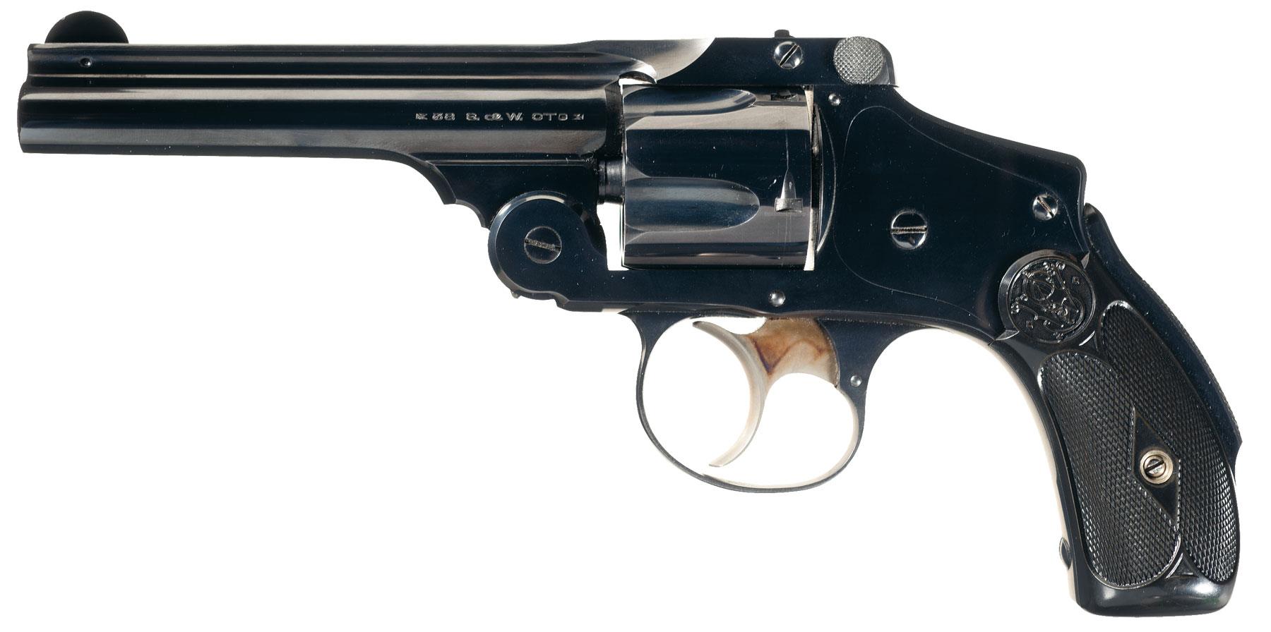 Smith & Wesson 38 Safety Hammerless Revolver 38 CF.