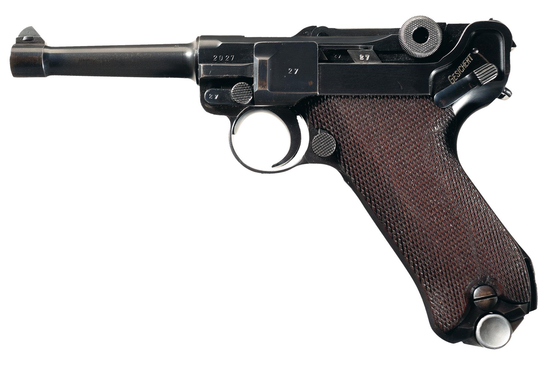 Excellent Mauser S42 Code 1938 Date Luger Semi Automatic Pis Rock Island Auction 6891