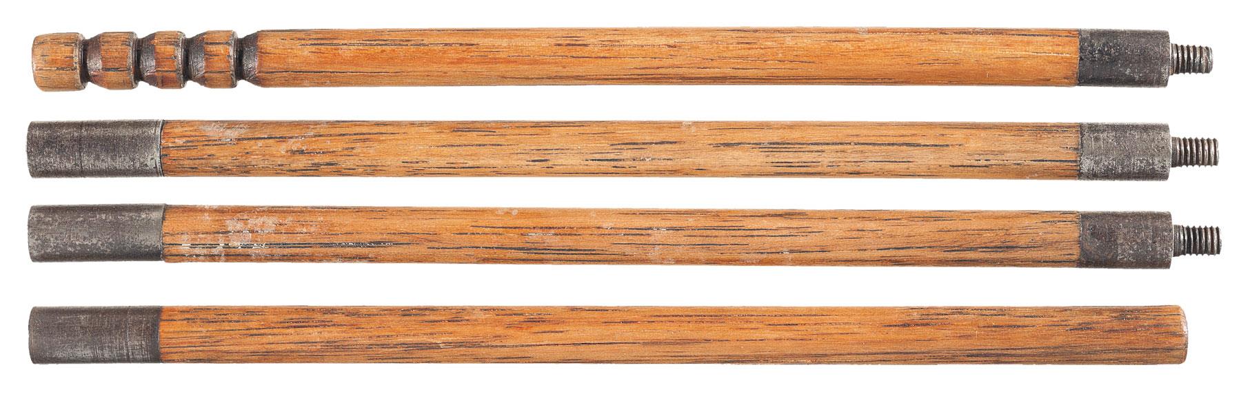 Scarce 4piece Henry Repeating Rifle Cleaning Rod Rock Island Auction