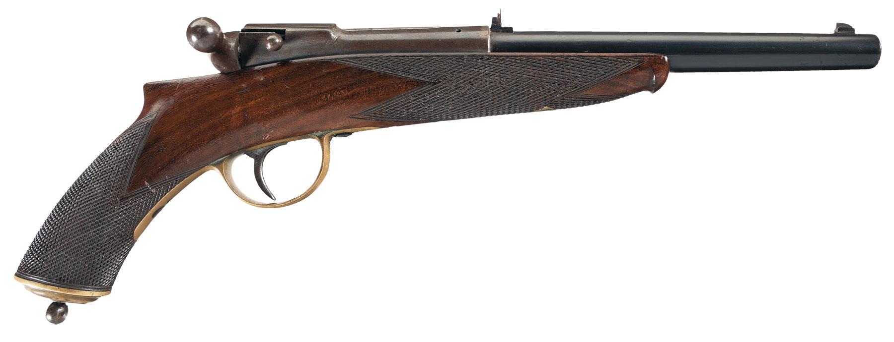 Unique Bethel Burton Patent Bolt Action Pistol Rock Island Auction