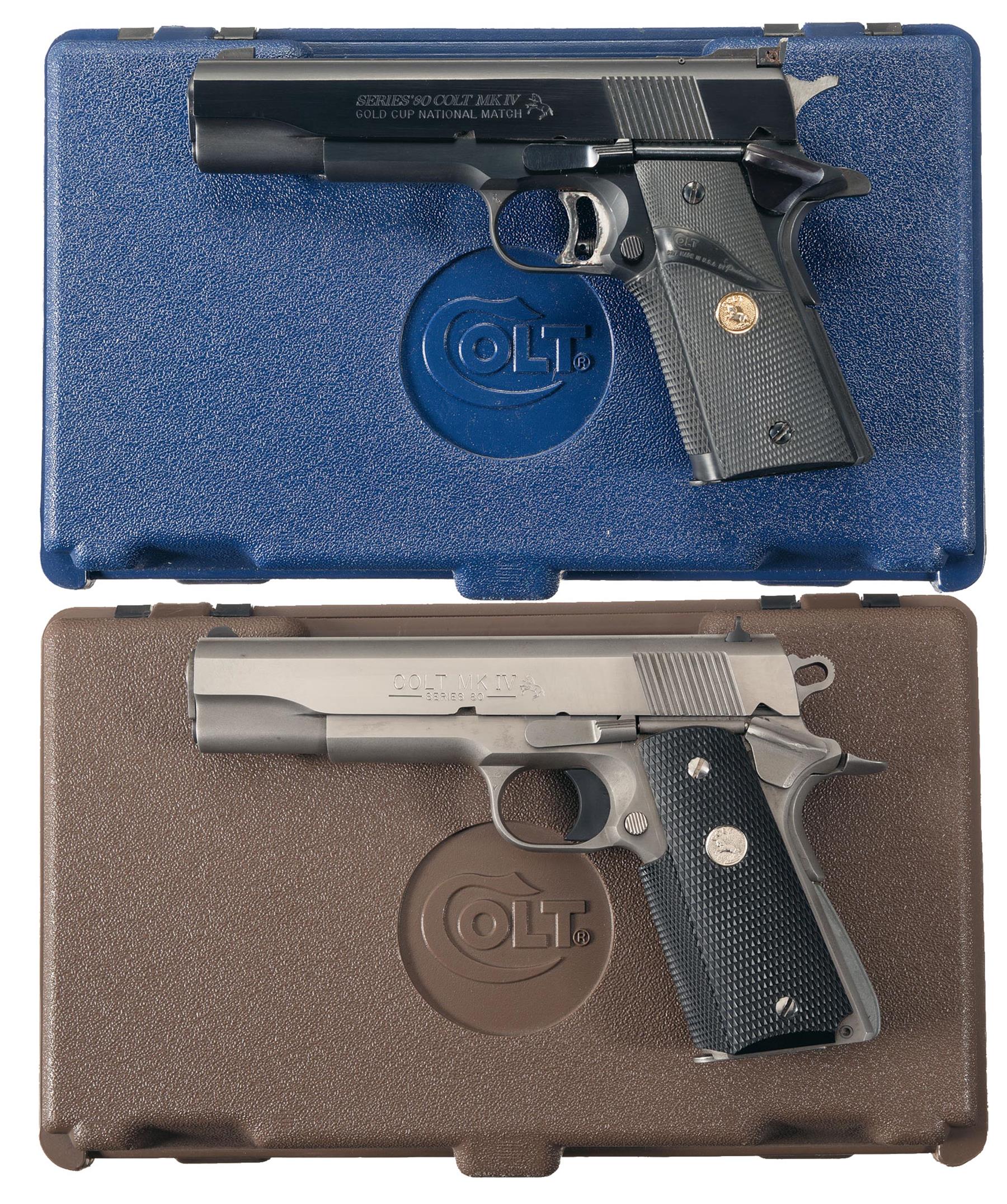 専門　M-80セット Two Colt MK IV Series 80 1911 Semi-Automatic Pistols | Rock Island