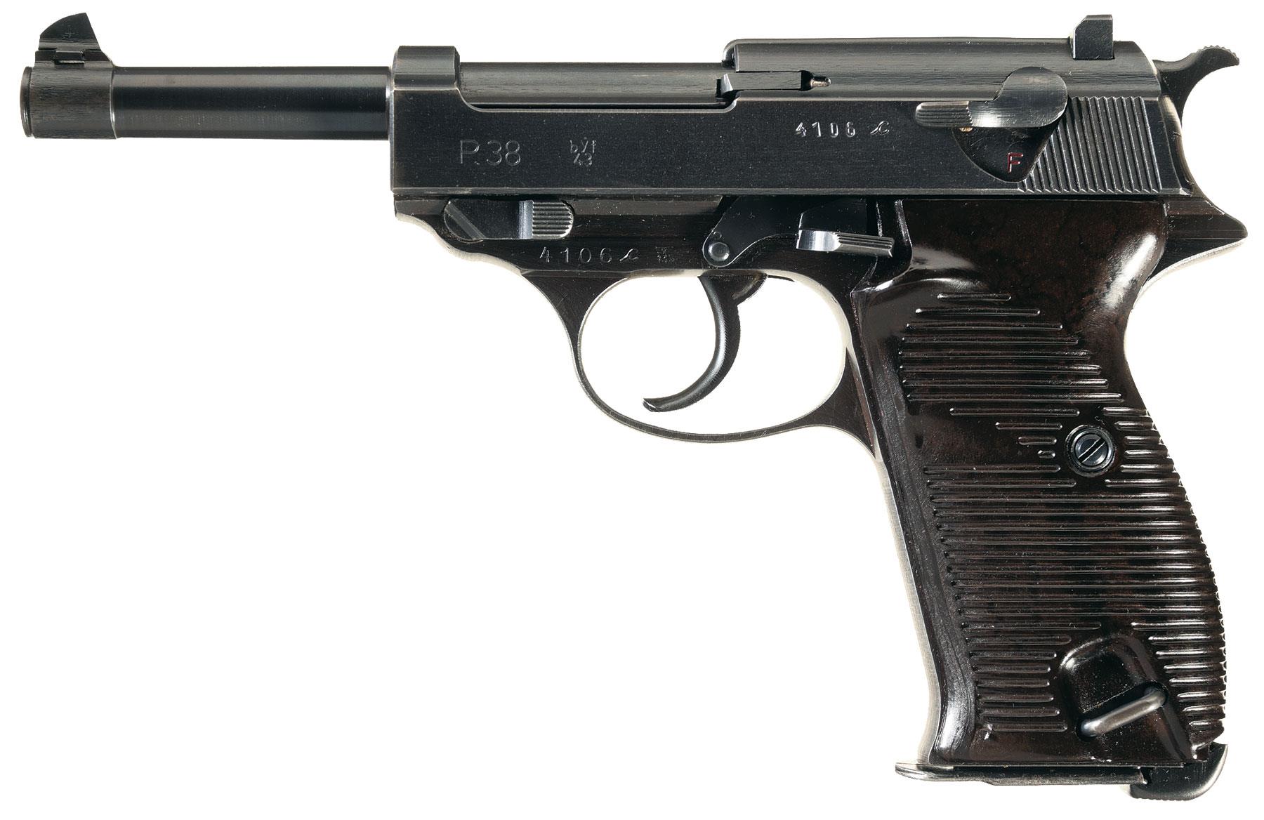 World War II Mauser 'byf/43' Code P38 Semi-Automatic Pistol | Rock ...