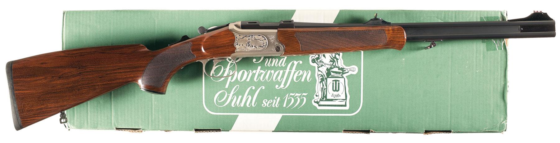 Engraved Merkel Model B3 Over/Under Rifle with Original Box | Rock ...