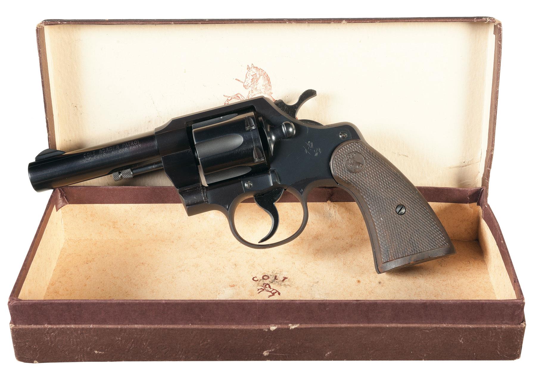 Colt Border Patrol Revolver 38 Special Rock Island Auction 6375