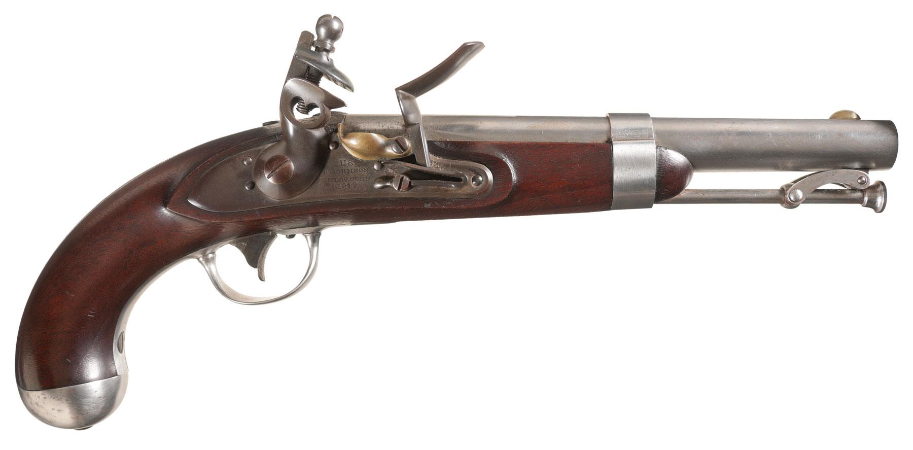 R. JOHNSON 1836 Pistol 54 | Rock Island Auction