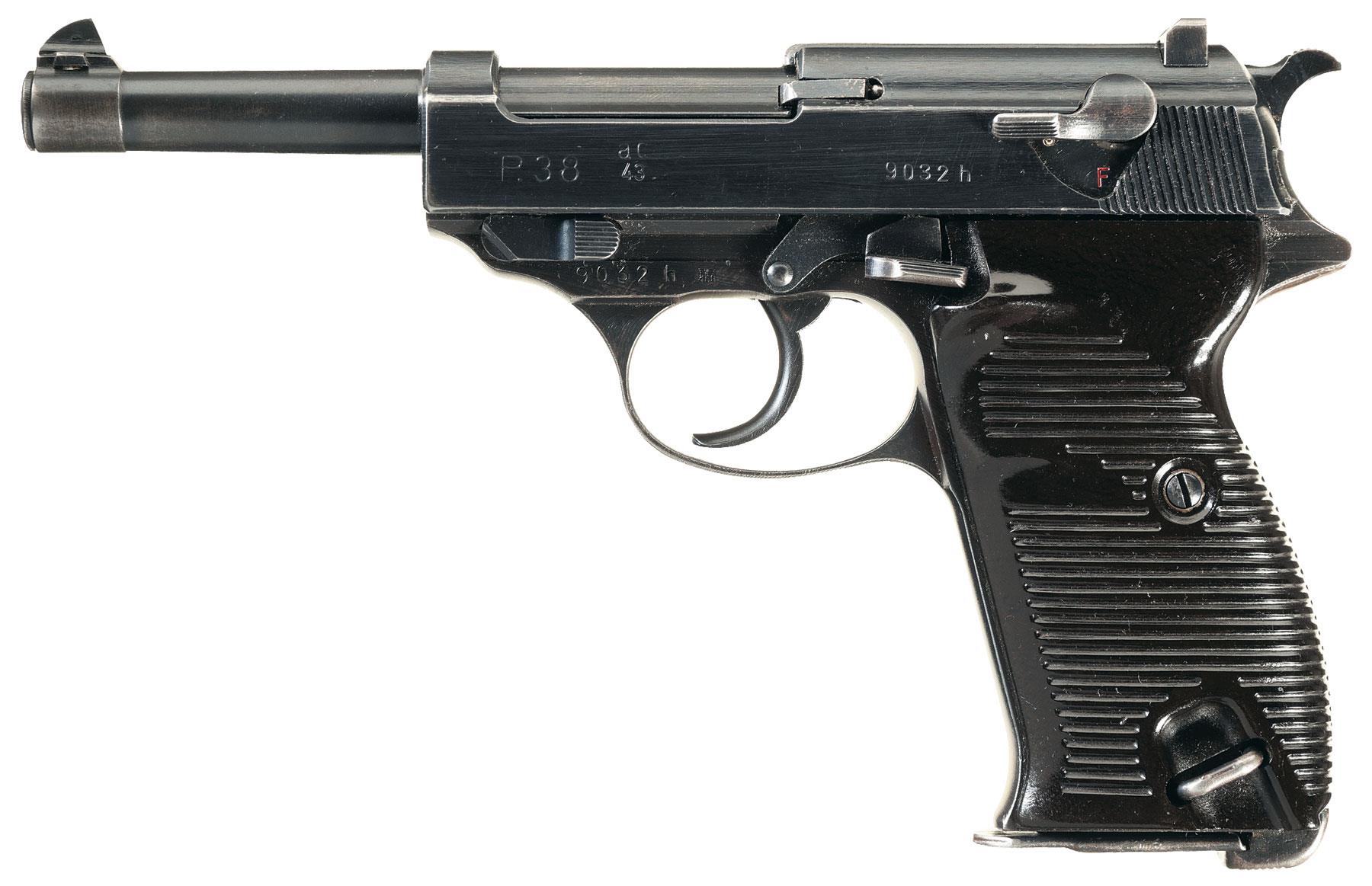 World War II Walther 'ac/43' Code P38 Semi-Automatic Pistol | Rock ...