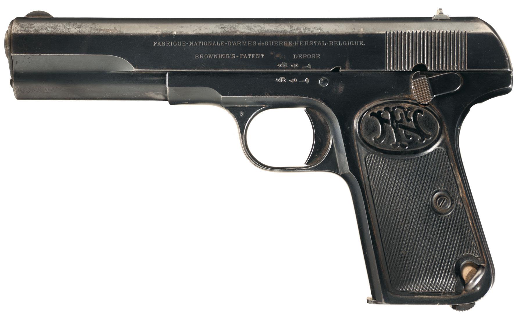 Fabrique Nationale 1903 Pistol 9 mm browning.