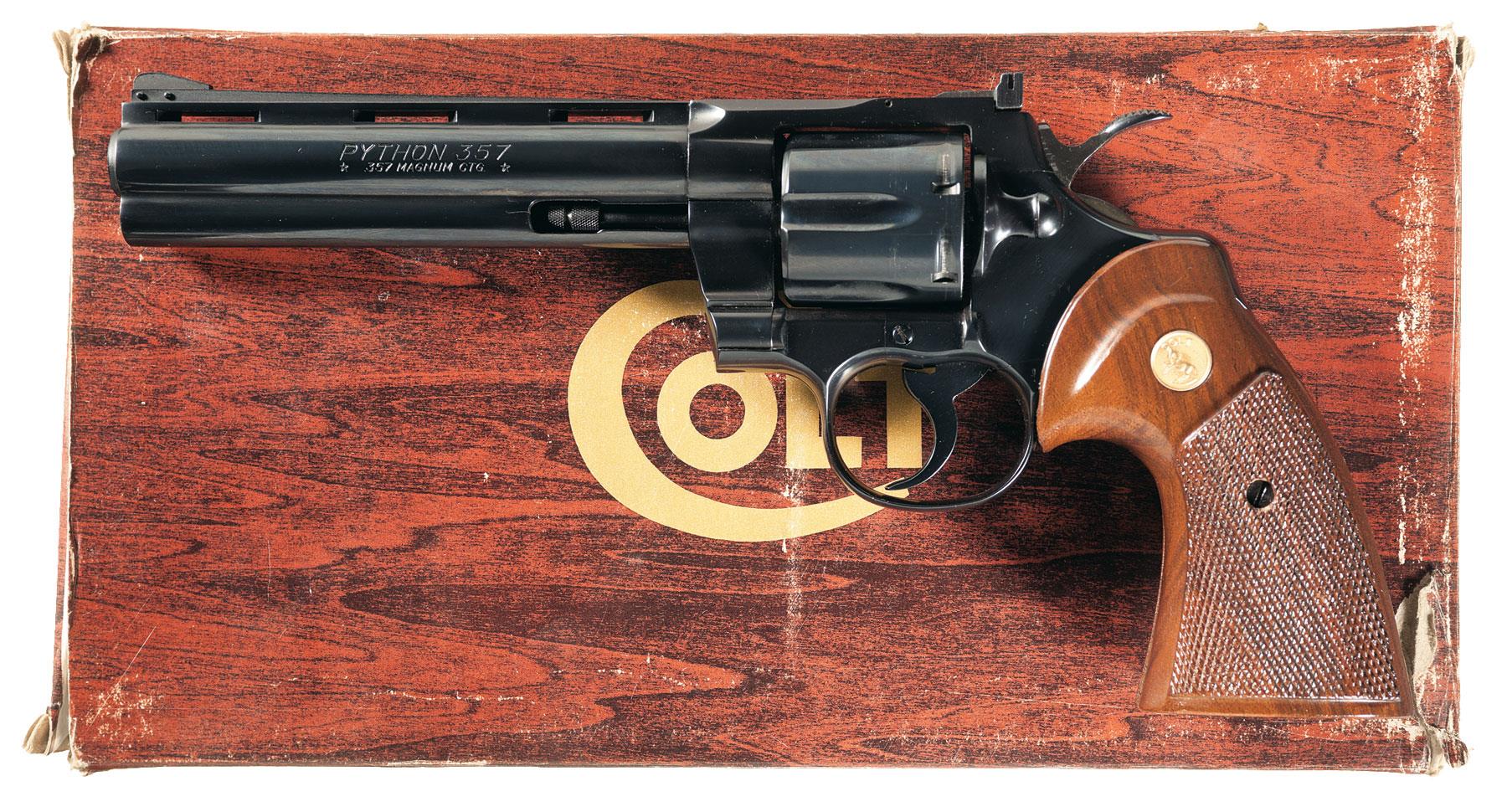 Excellent Colt Python Double Action Revolver With Box | Rock Island Auction