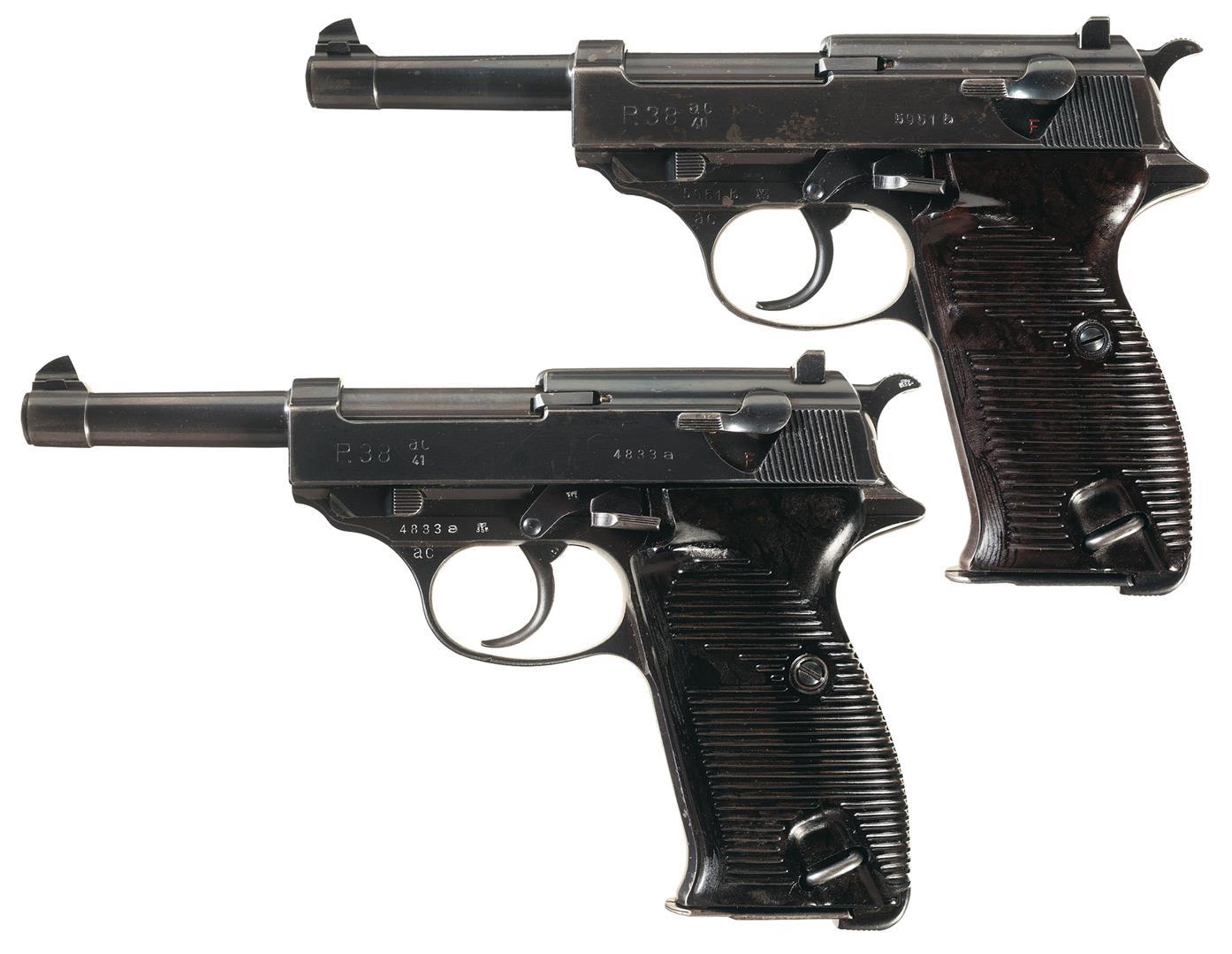 1939~45’s★ ドイツ帝国陸軍 ★ Walther P-38 ★ペンダント WW2 German AC 44 Walther P.38 AC44 Pistol Original | World