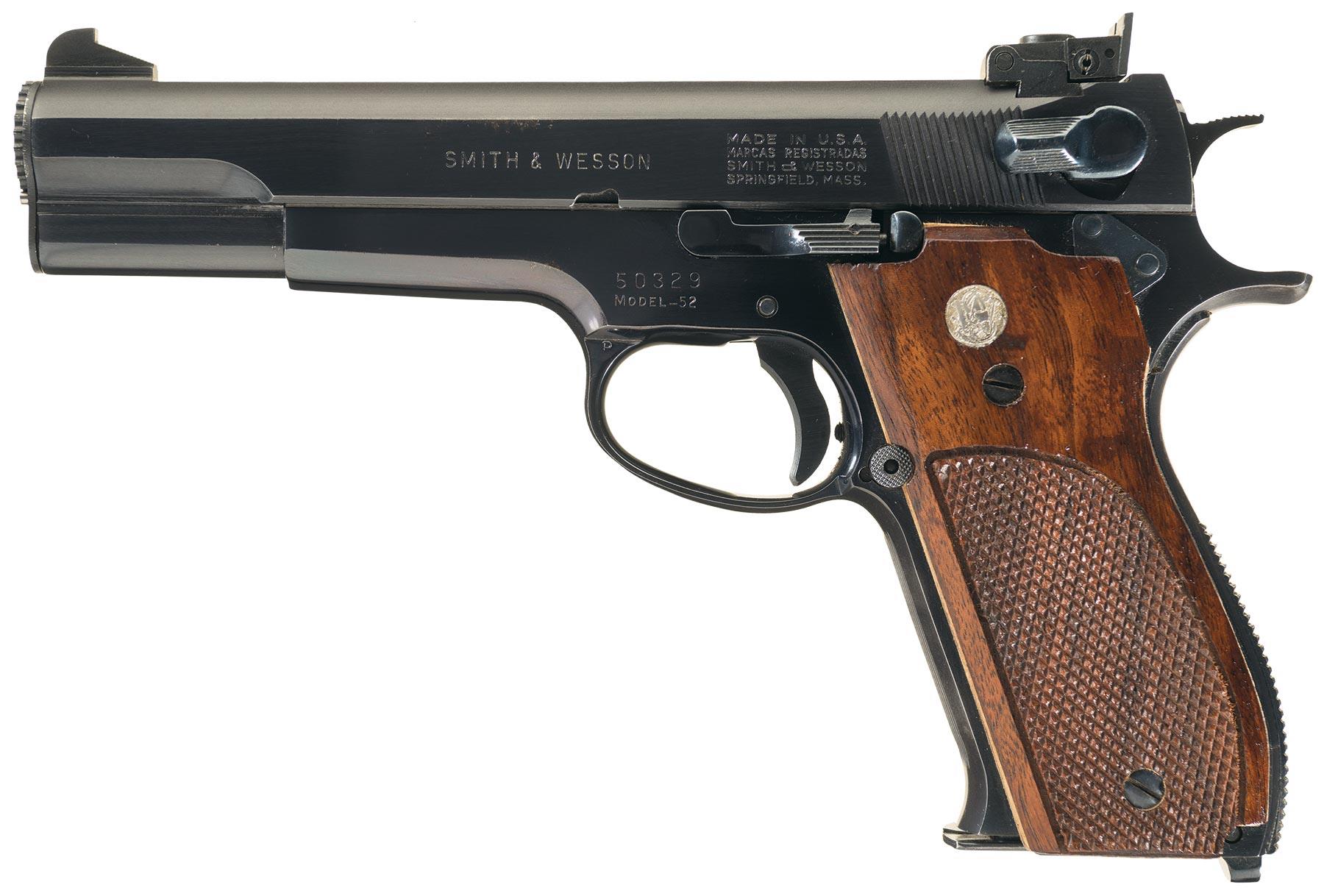 smith and wesson model 52 serial numbers
