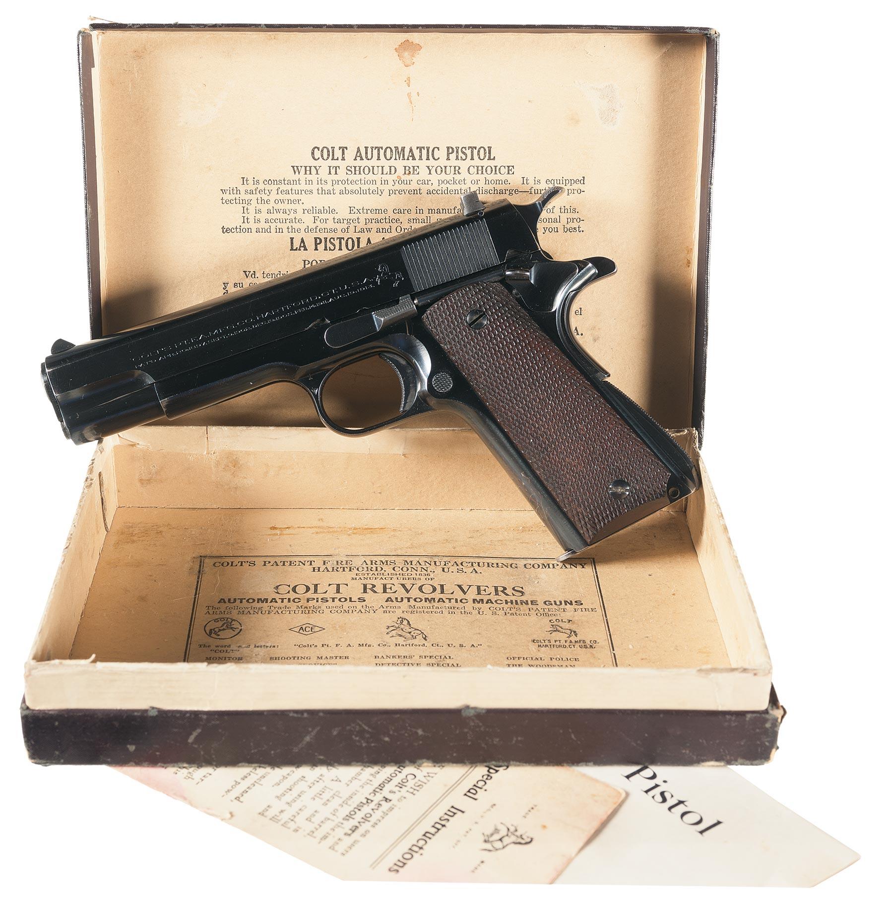 Excellent Colt Ace Model 22 Automatic Pistol with Original Box | Rock ...