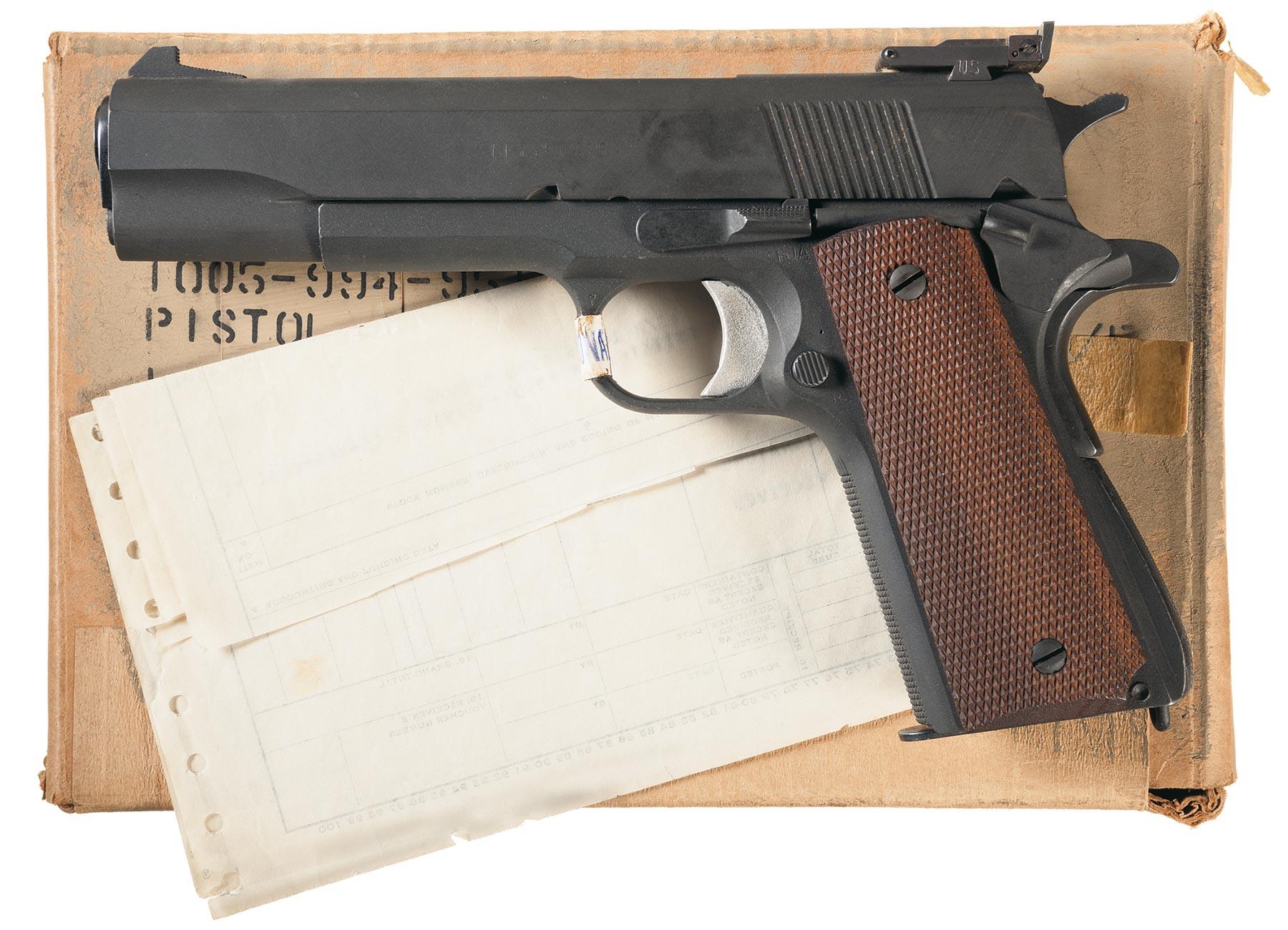 Remington Rand 1911a1 Pistol 45 Acp Rock Island Auction 5022