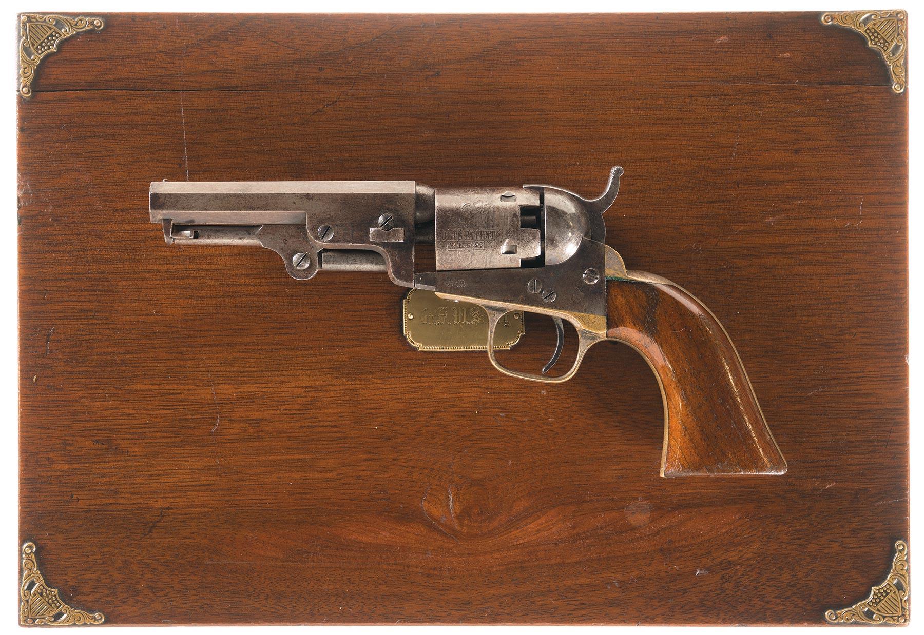 Кто изобрел револьвер. Карманный Кольт 1849. Colt Pocket Percussion Revolvers. Кольт модель 1849 года. Пистолет Кольт 1865.