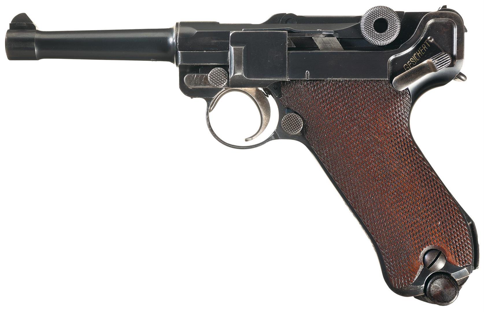 Mauser Luger Pistol 9 Mm Rock Island Auction 9128