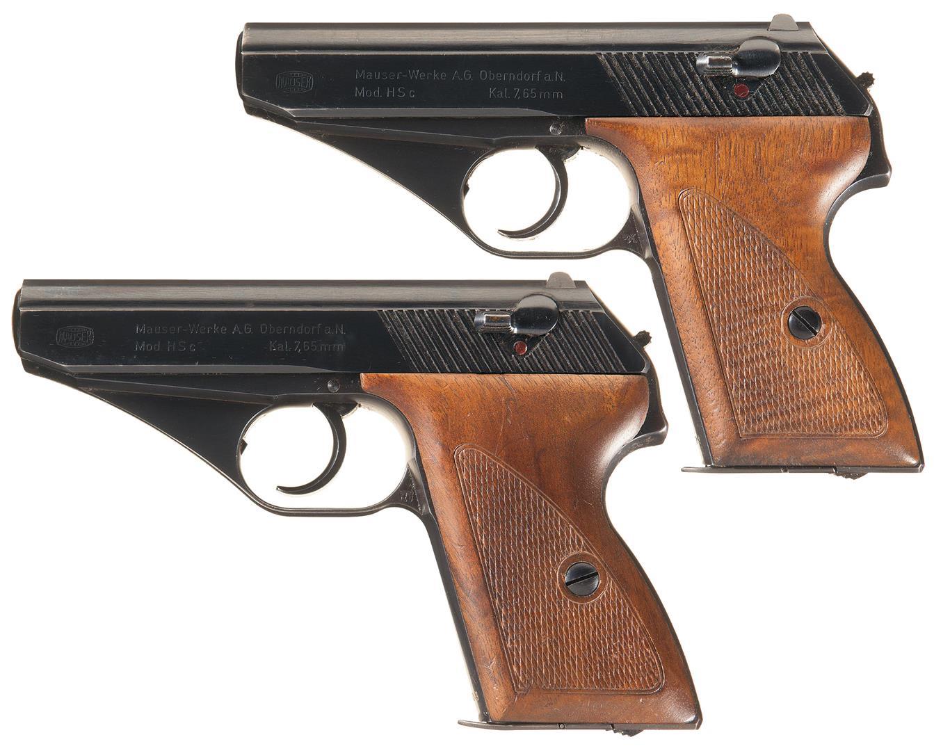 Two World War Ii Mauser Hsc Pistols Rock Island Auction 4163