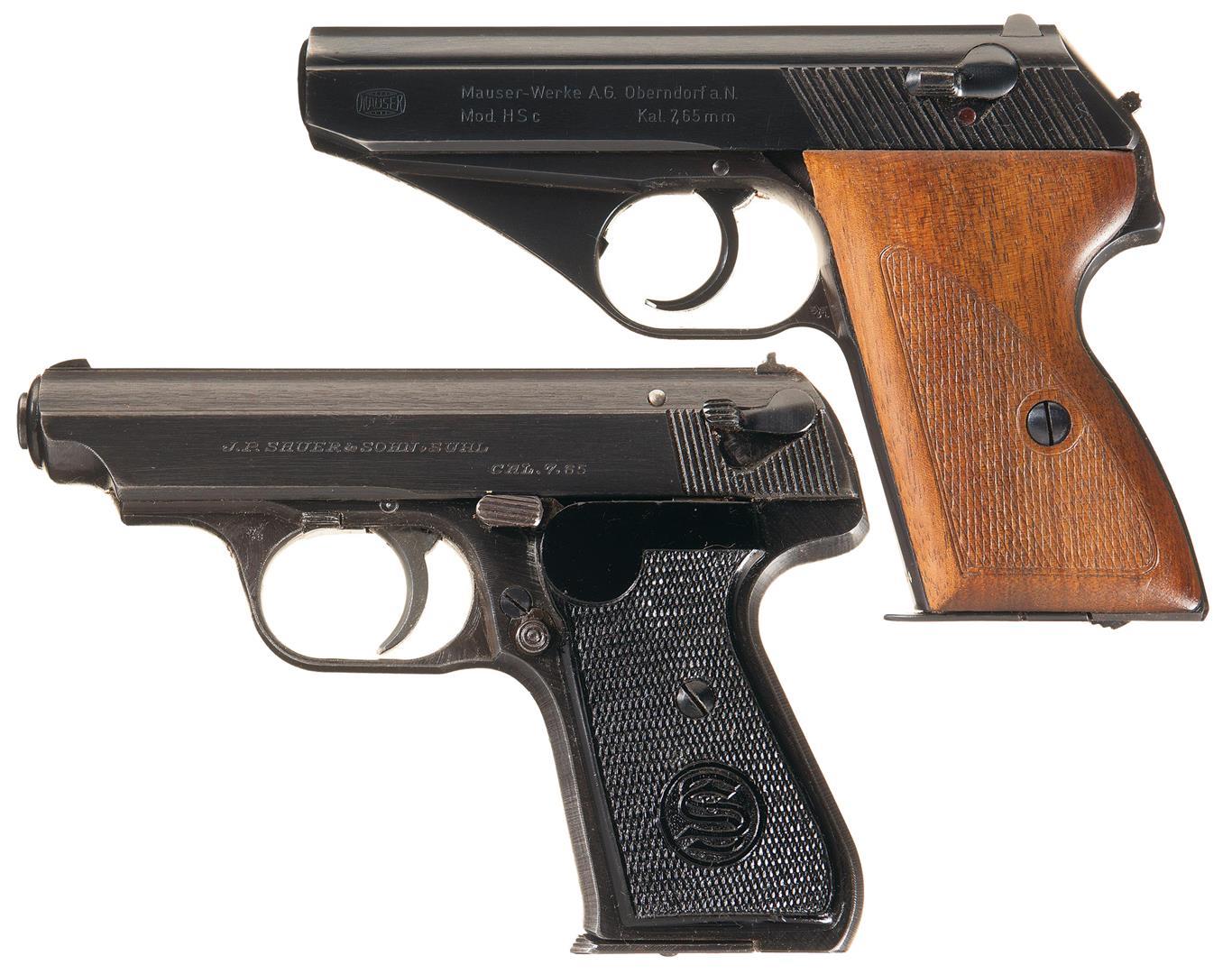 Two World War II Nazi Police Proofed Pistols | Rock Island Auction