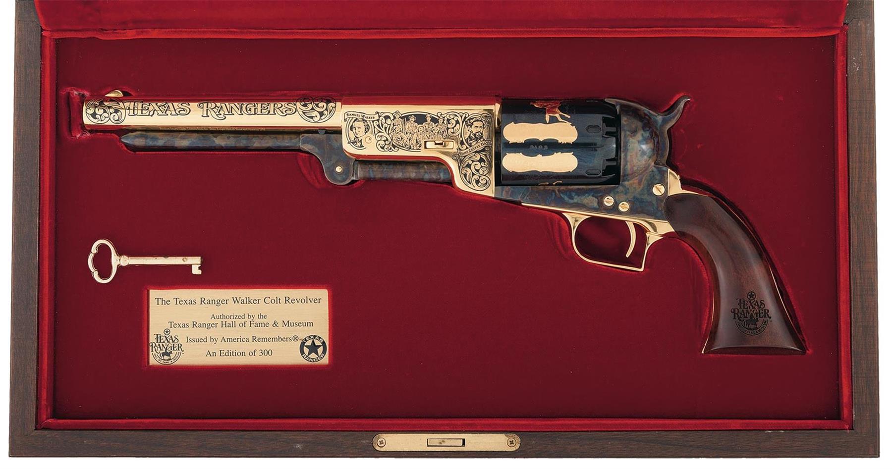Colt Walker モデルガン 箱付き 1847 Colt Walker Commemorative Revolver With Display Case