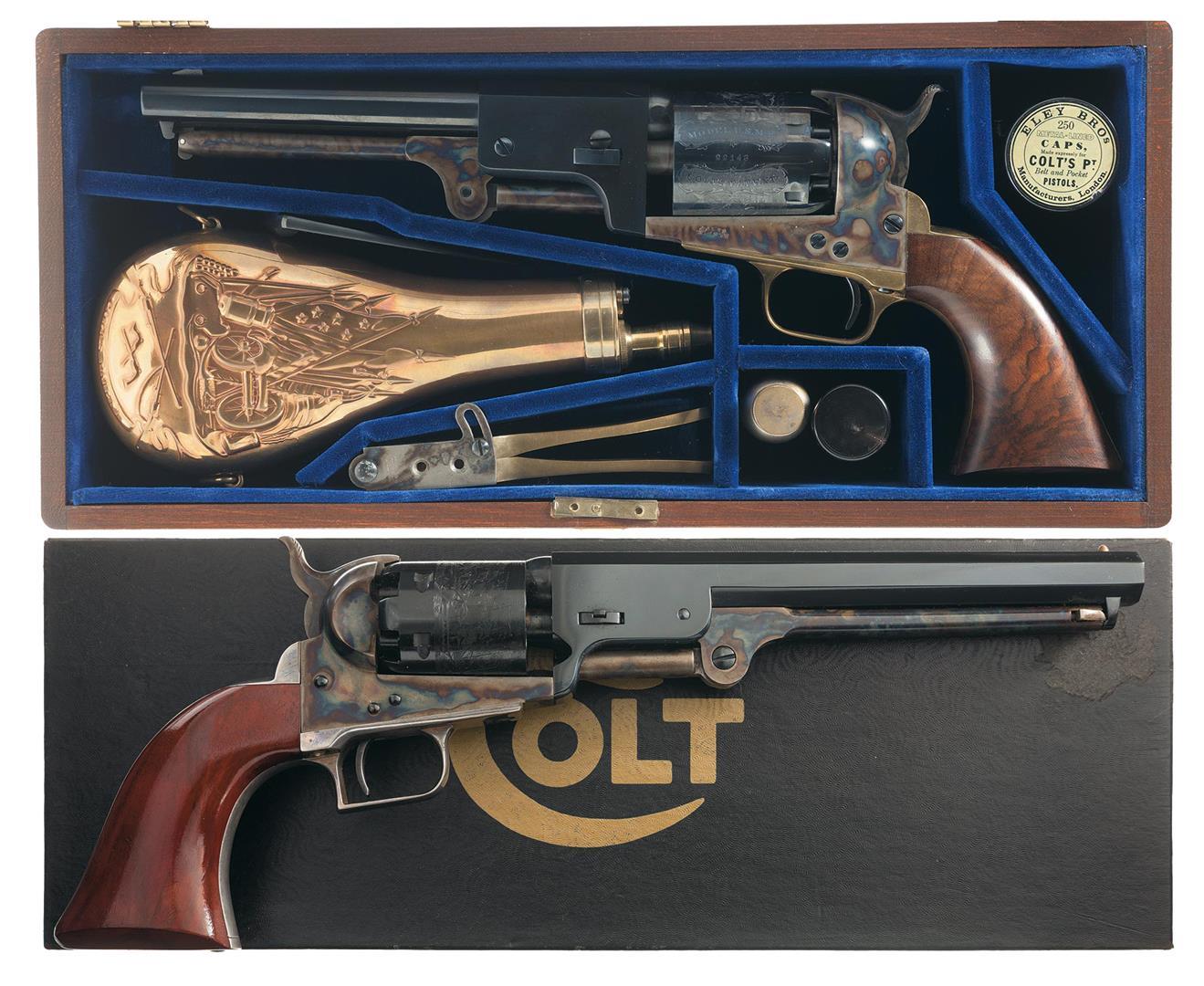 Two Second Generation Colt Percussion Revolvers | Rock Island Auction