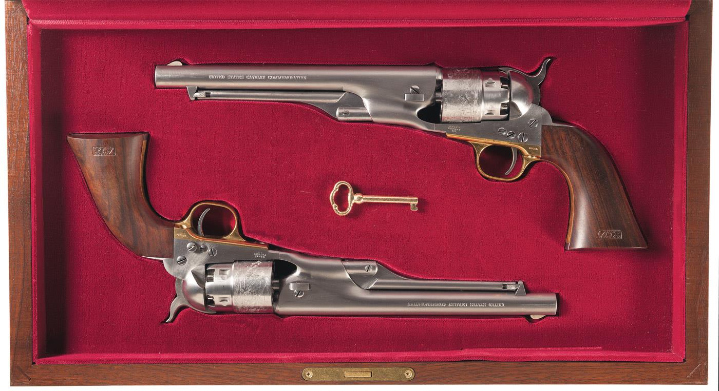 Unique Cased Set of Second Generation Colt 1860 Army Cavalry Com | Rock ...