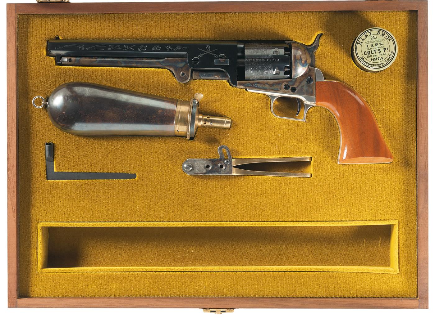 Colt 1851 Navy Revolver 36 Percussion Rock Island Auction 0179