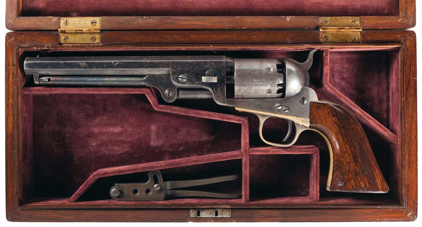 Cased Colt Model 1851 Navy Percussion Revolver | Rock Island Auction