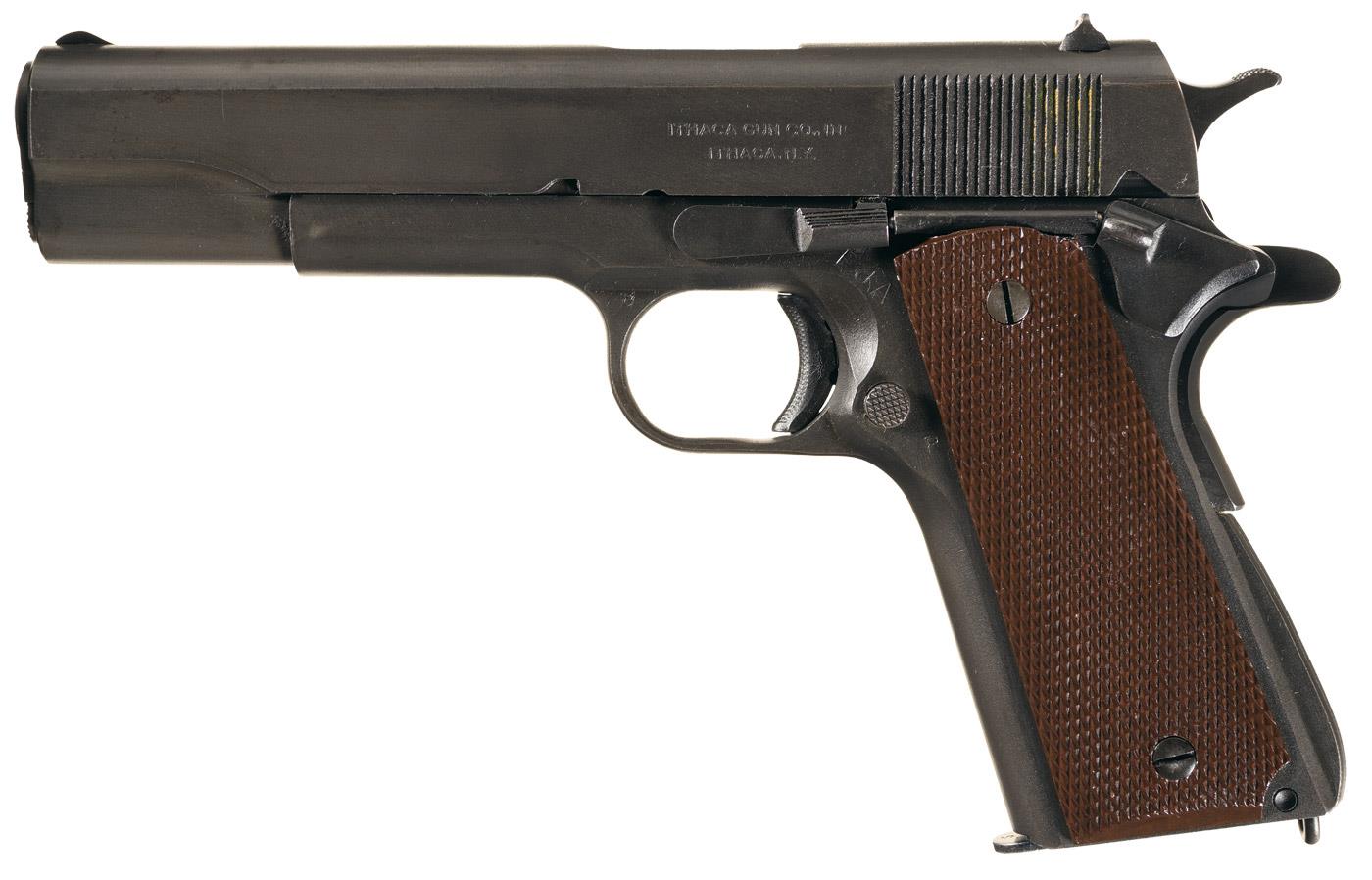 U.S. Ithaca Model 1911 A1 Semi-Automatic Lend-Lease Pistol