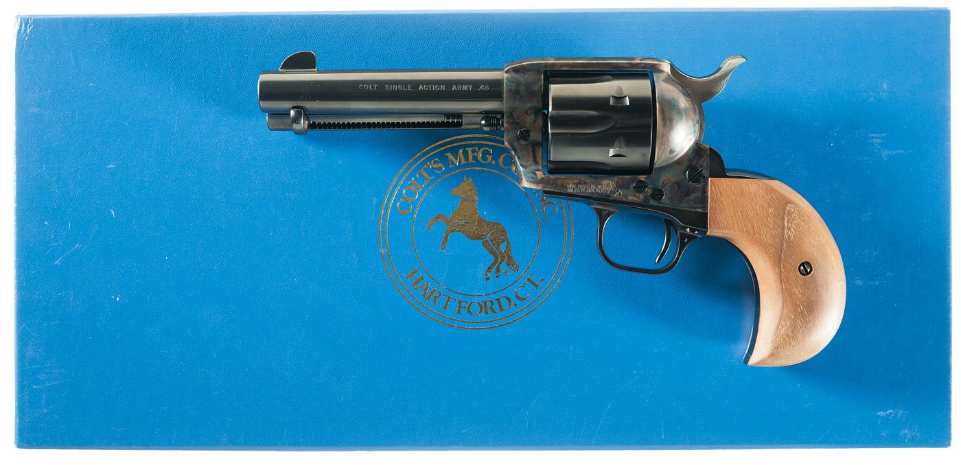 Colt Single Action Army Revolver 45 Lc Rock Island Auction 5943