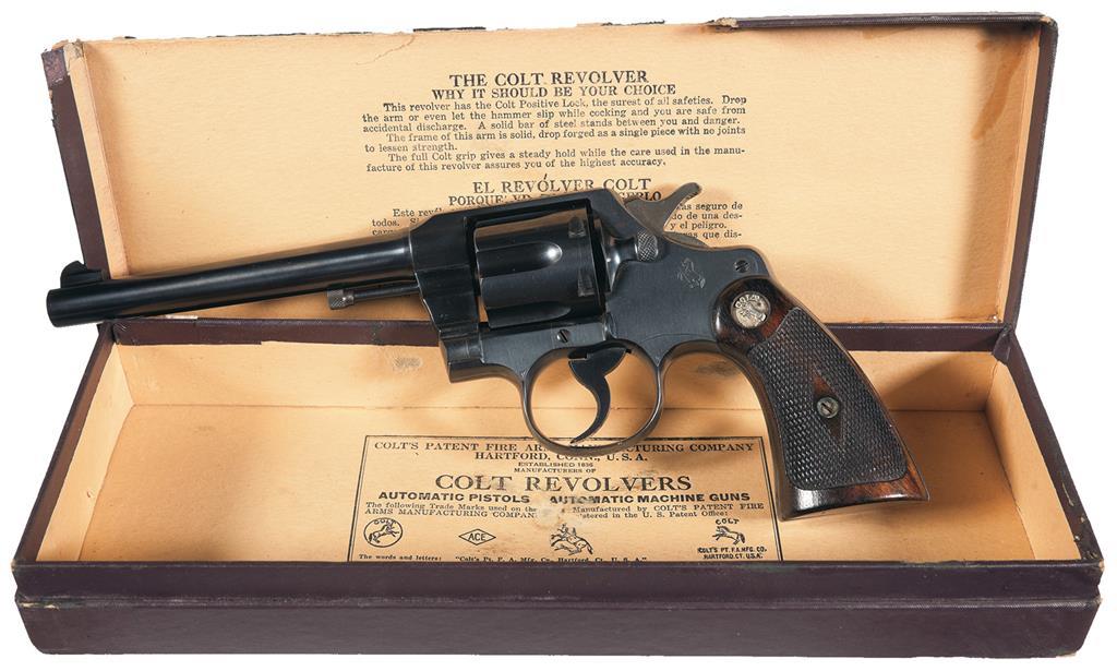 Colt Official Police Revolver 38 Special Rock Island Auction 0248