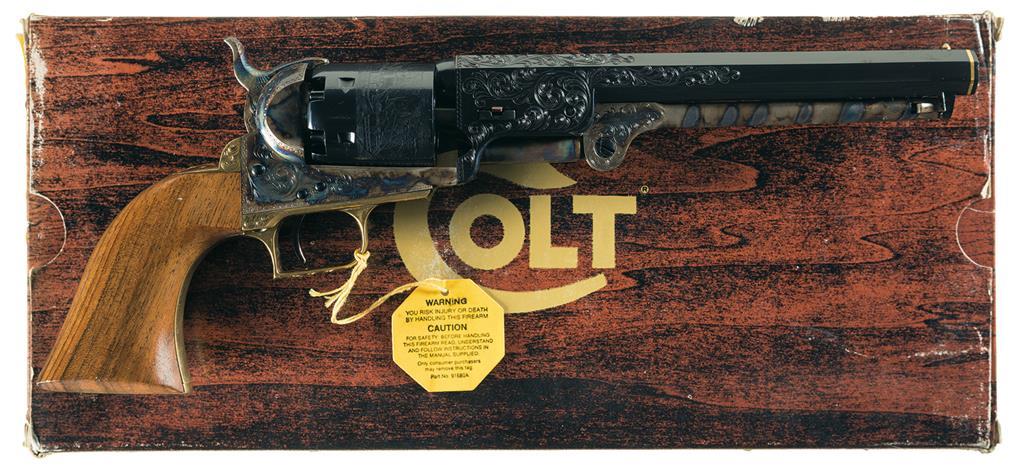 Colt 1851 Navy Revolver 36 Percussion Rock Island Auction 7268