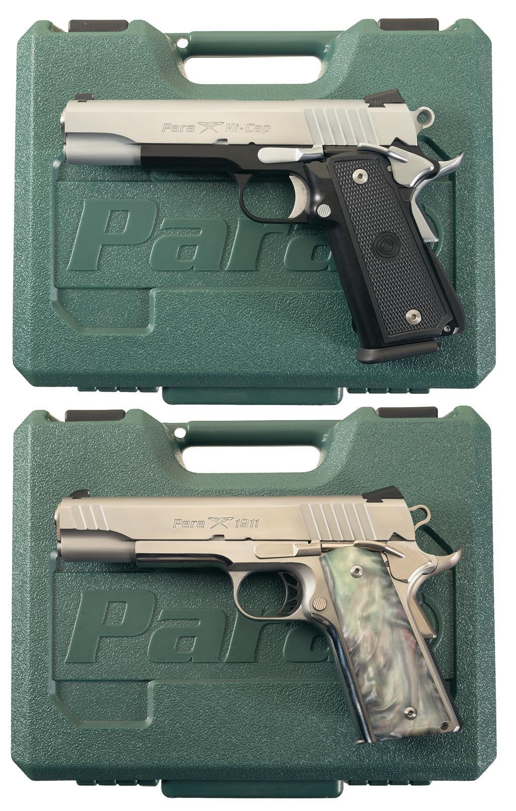 Two Para Ordnance 1911 Semi-Automatic Pistols w/ Cases | Rock Island Auction