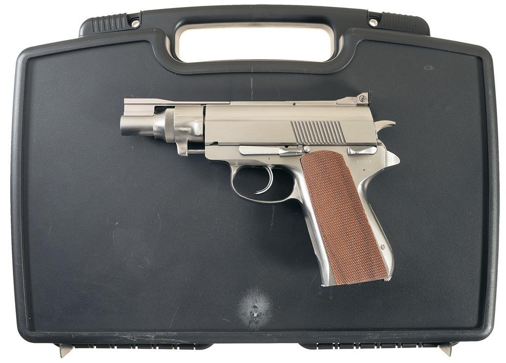 Wildey Ad 2004 44 Auto Mag Semi Automatic Pistol With Case Rock Island Auction