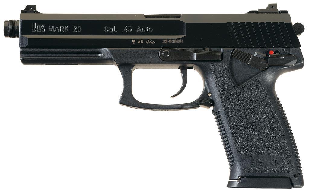 Heckler & Koch Mark 23 Semi-Automatic Pistol with Soft Case | Rock ...