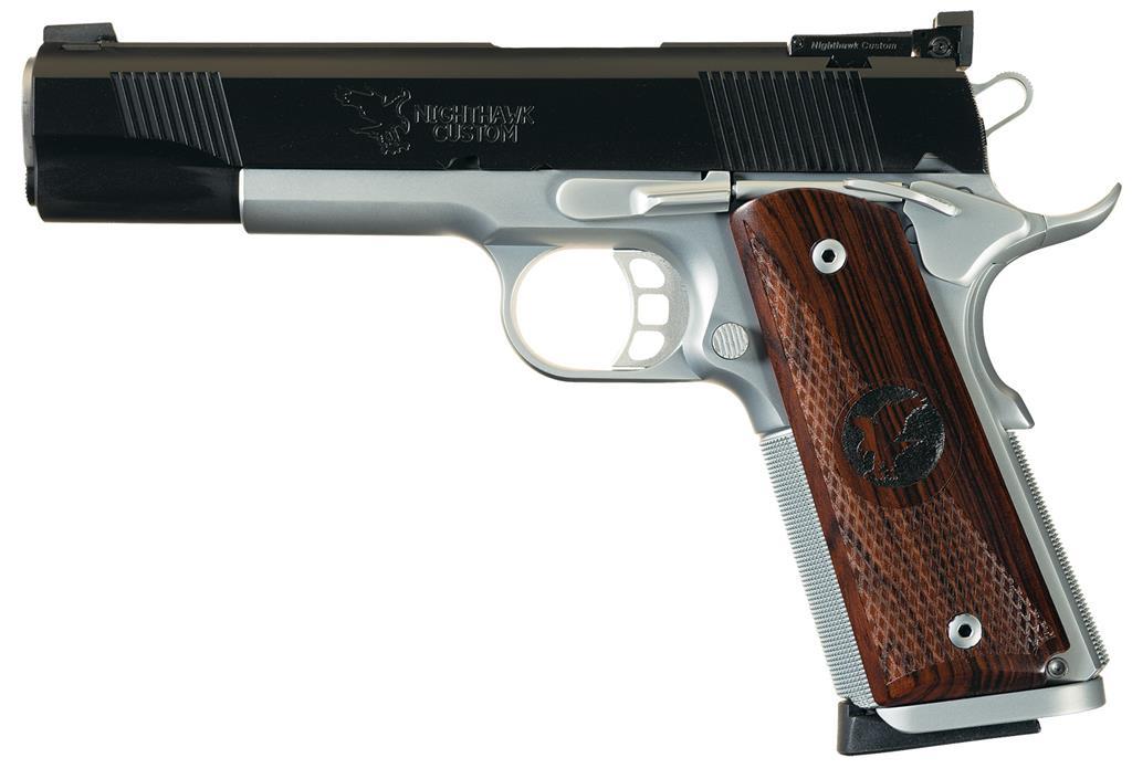 Nighthawk Dominator 1911 SemiAutomatic Pistol with Case Rock Island