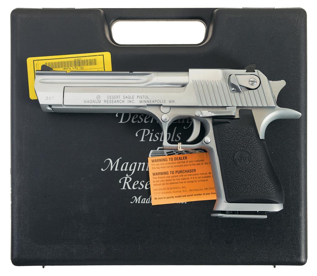 Desert Eagle 357 MAG Semi-Automatic Pistol with Case | Rock Island Auction