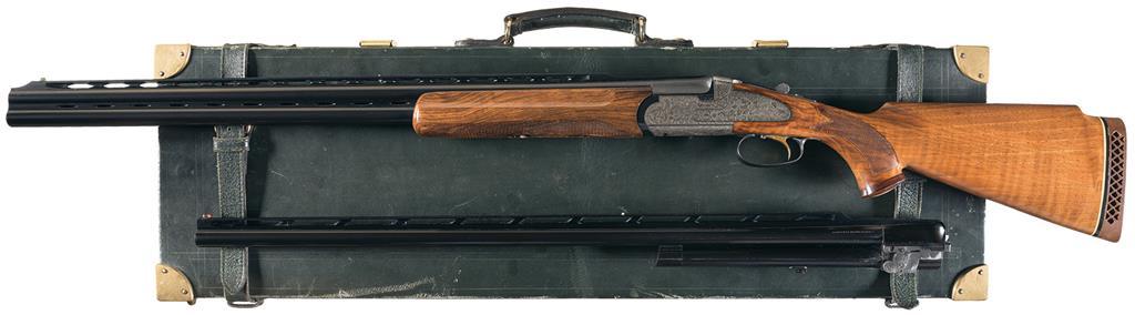 Engraved Armsport Over/Under Trap Combo Shotgun with Case | Rock Island ...