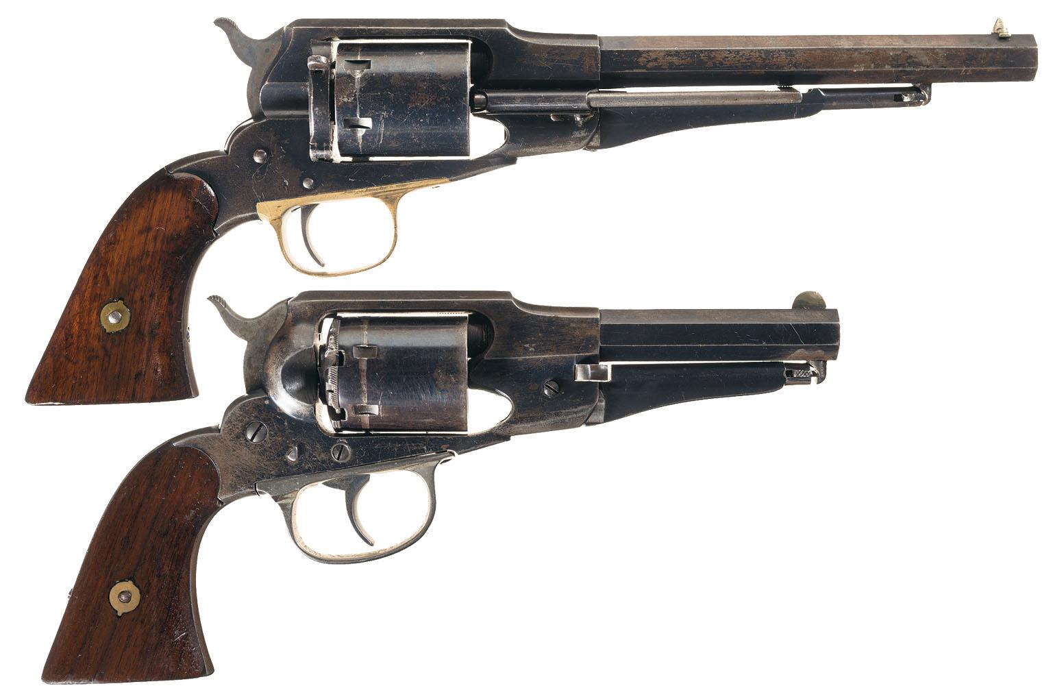 Two Remington Cartridge Conversion Revolvers | Rock Island Auction