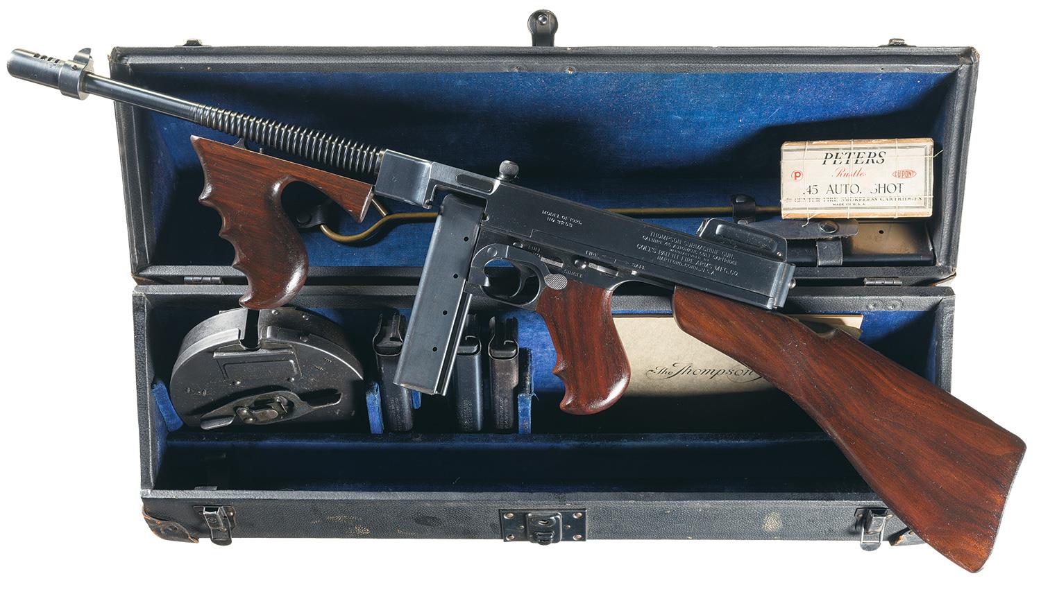 Colt 1921 Thompson Machine gun 45 ACP | Rock Island Auction