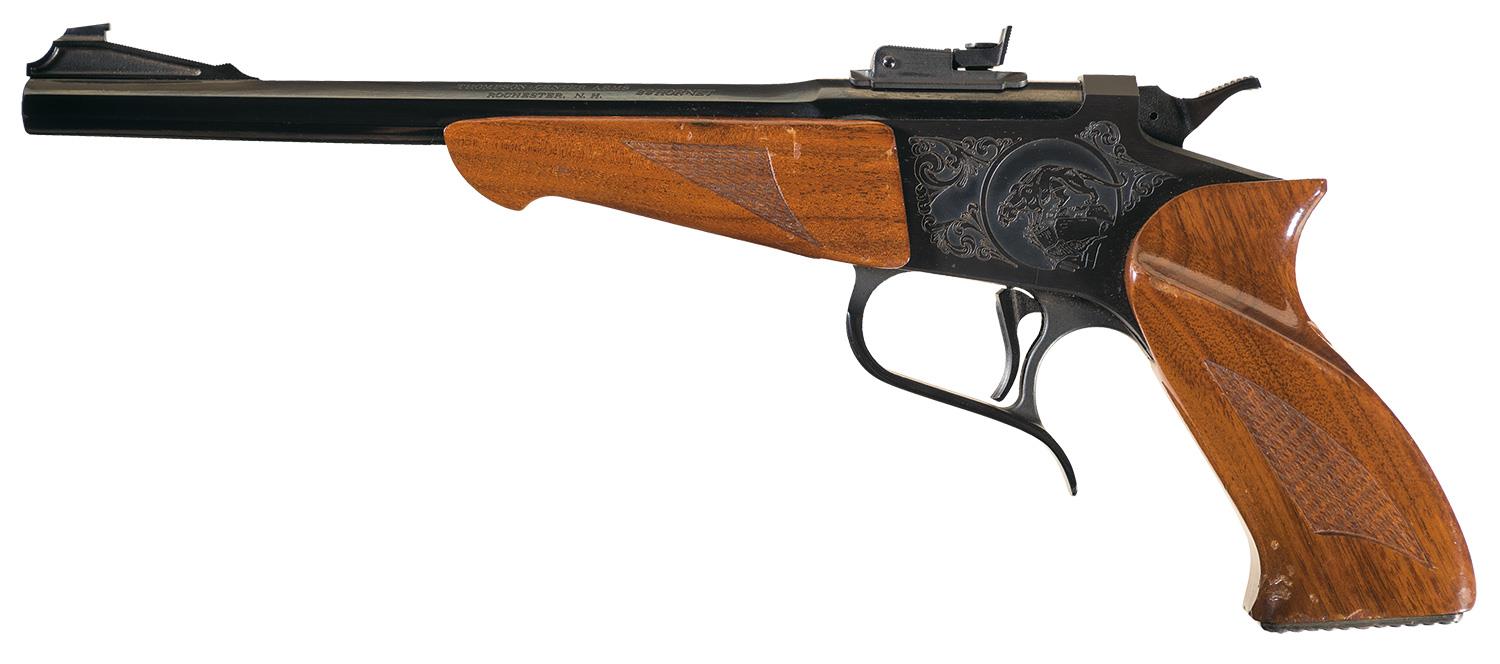 Thompson Center Arms Contender Pistol 22 Hornet Rock Island Auction 7233