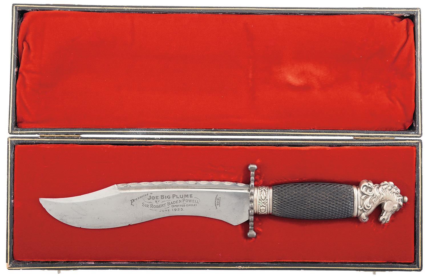 Sheffield Horse Head Bowie Knife Rock Island Auction