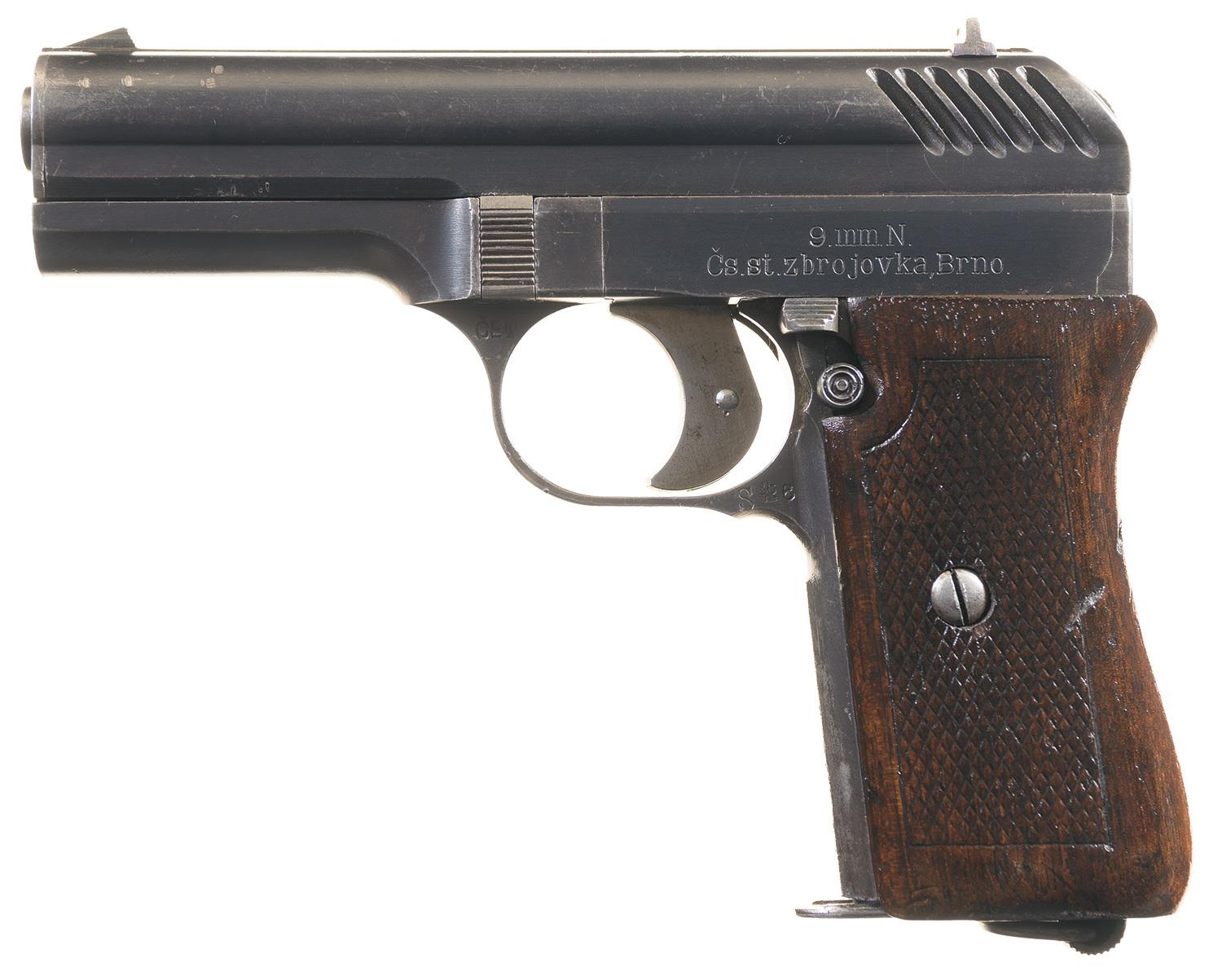 CZ Model VZ22 Semi-Automatic Pistol with Very Low Serial Number 129 with Ho...